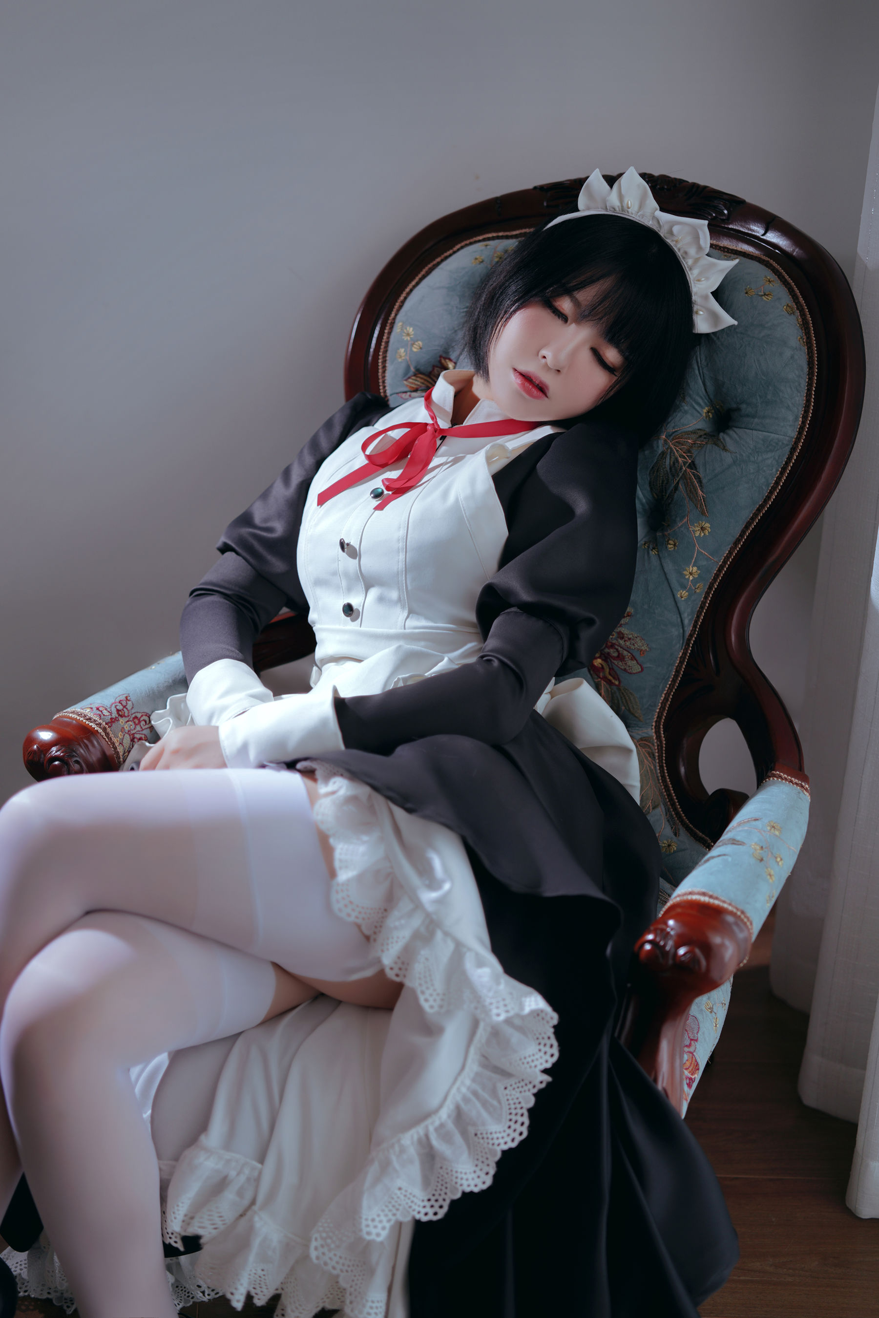 半半子 嫌パン メイド Cosplay-第52张
