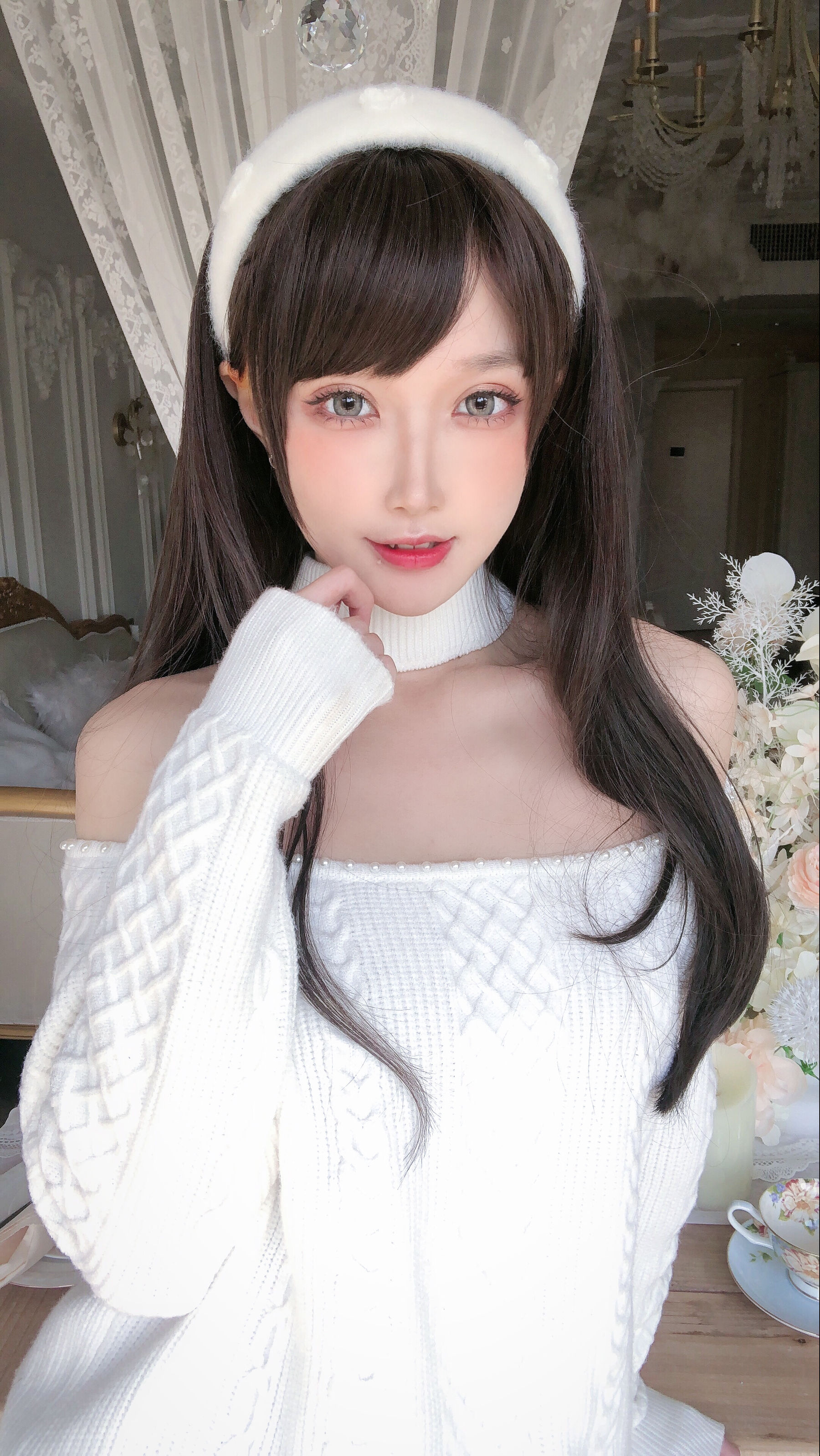 动漫博主阿包也是兔娘 – 纯欲女友 Cosplay-第30张
