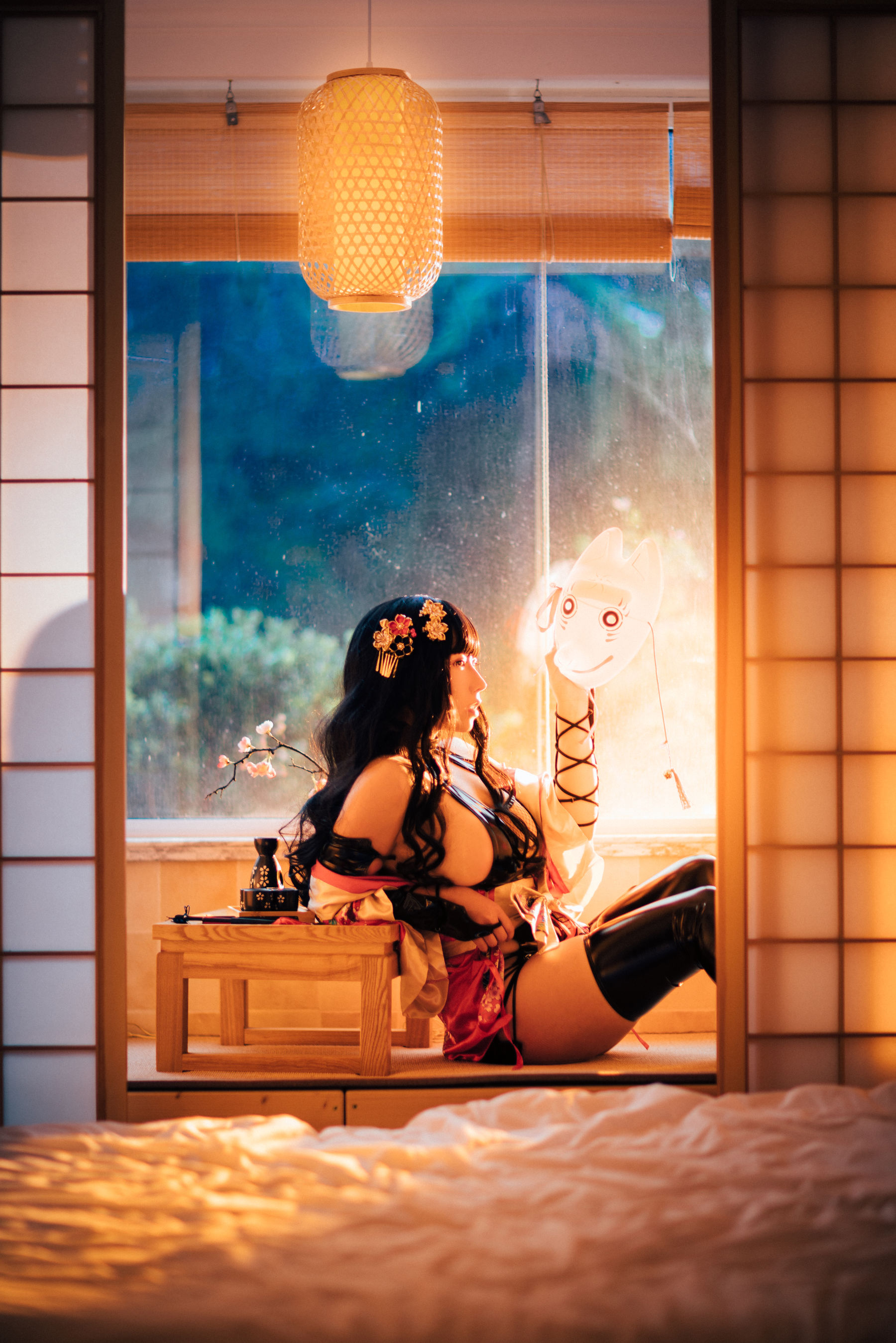 动漫博主从从从从鸾 大胸忍者 Cosplay-第64张