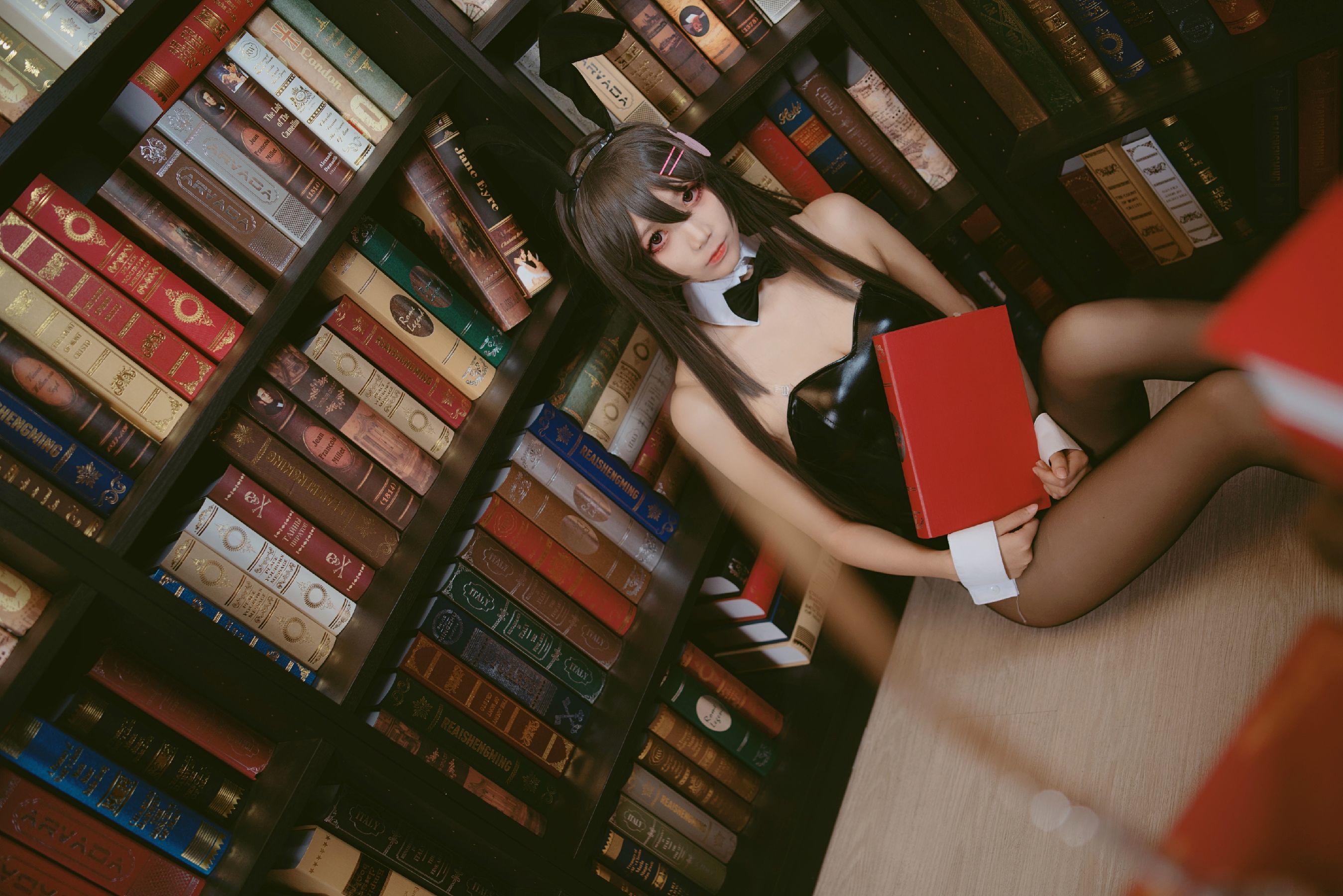 [萝莉COS] 清纯少女五更百鬼 – 樱岛麻衣兔女郎 Cosplay-第8张