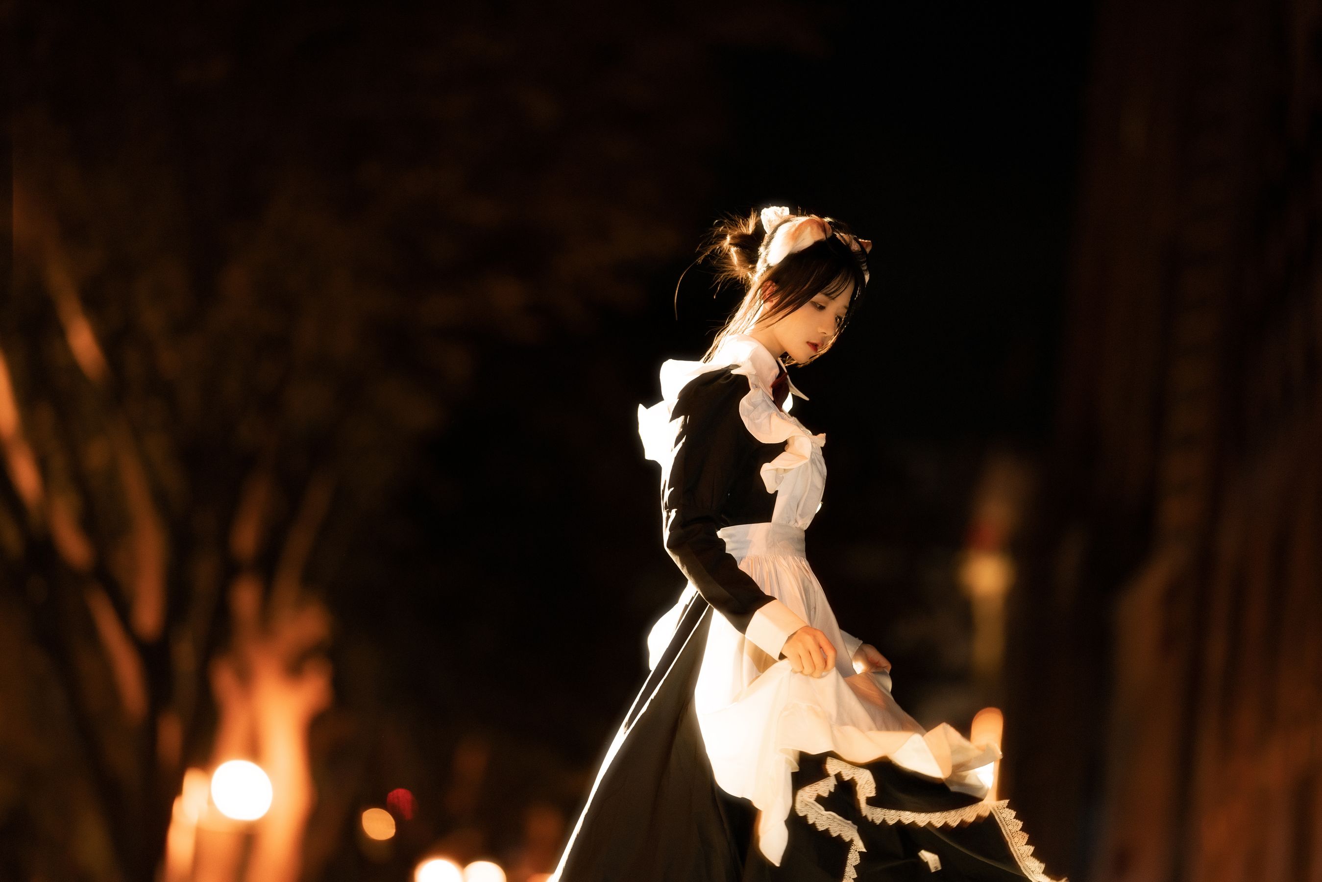 桜桃喵 – 长裙妹抖 Cosplay-第41张