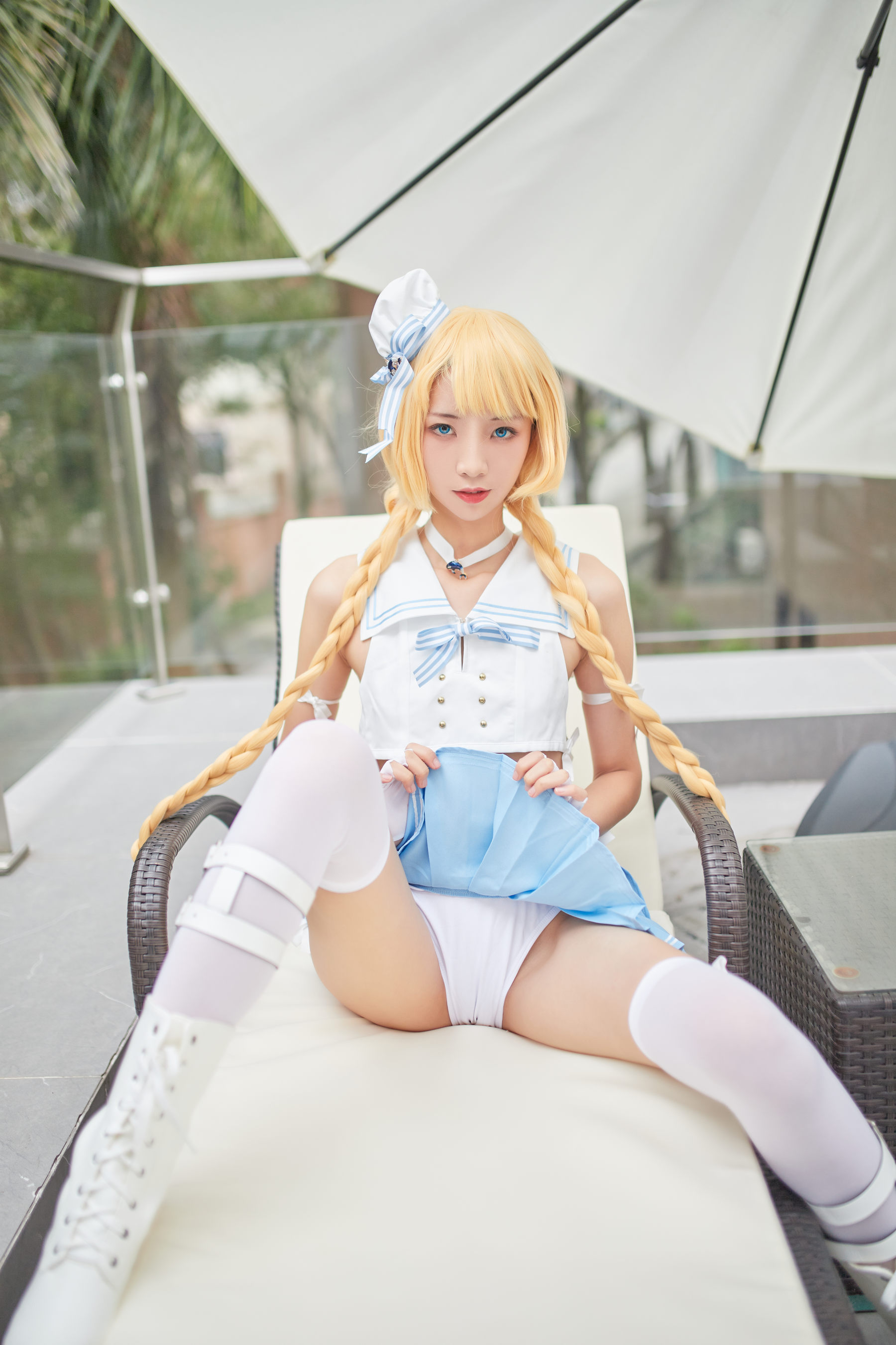 清纯妹子西瓜 – 舰队少女 兔女郎 Cosplay-第96张