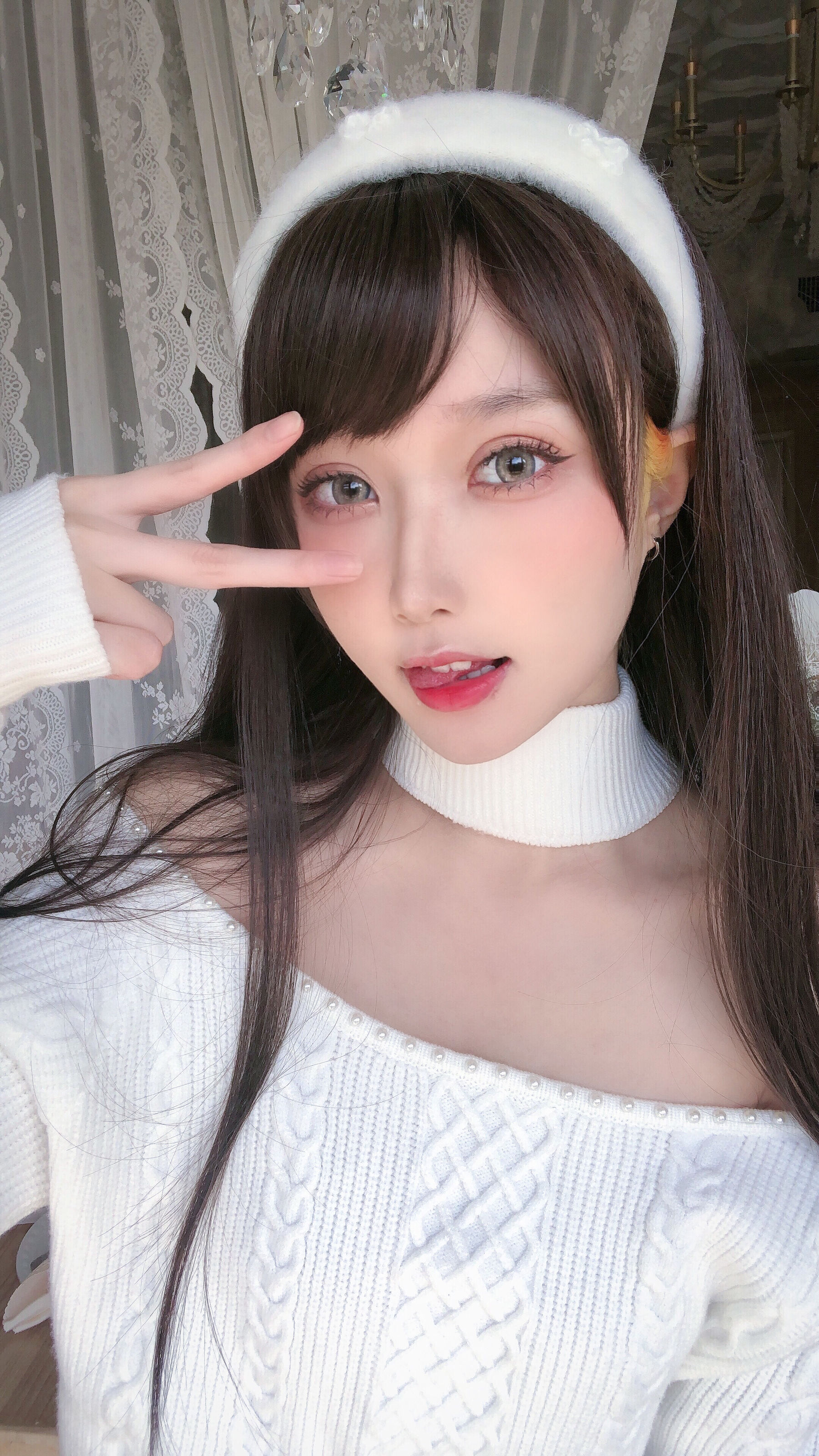 动漫博主阿包也是兔娘 – 纯欲女友 Cosplay-第11张