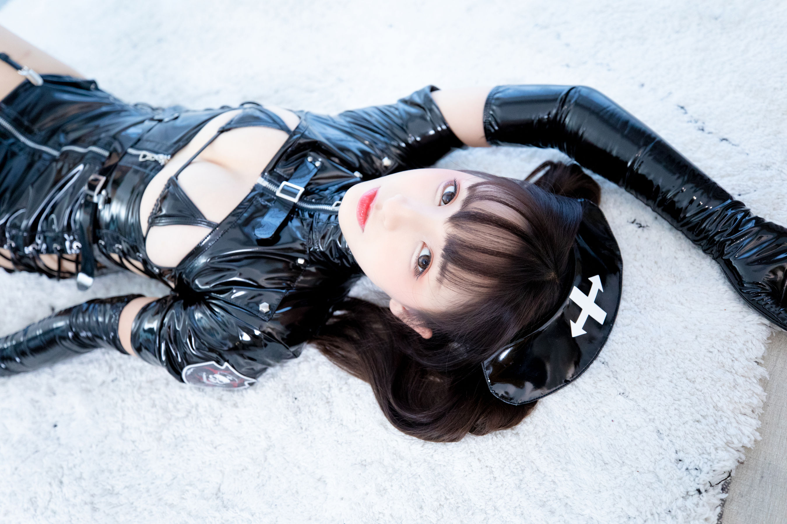 萝莉神楽板真冬 暗黑护士 空気なし Cosplay-第102张