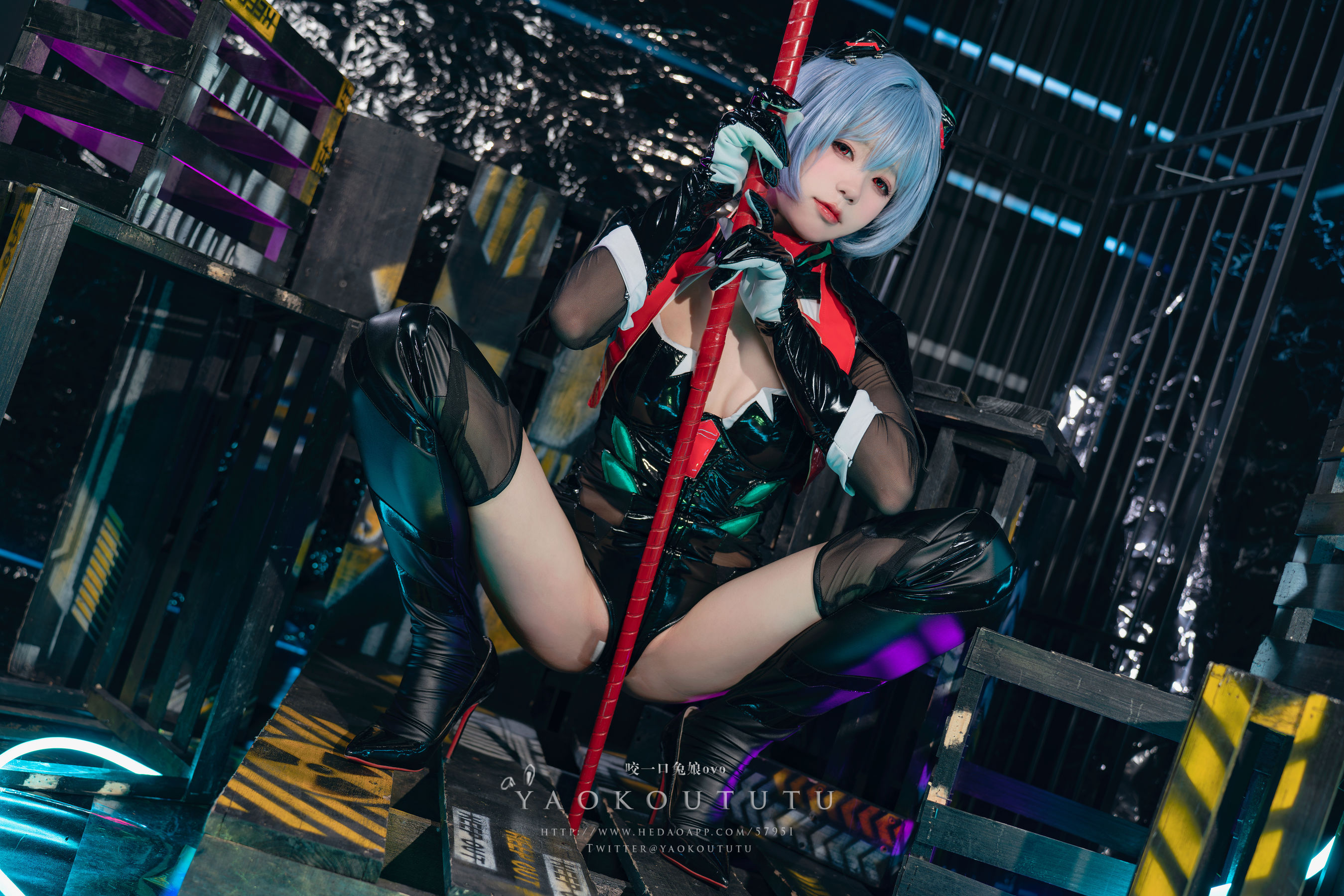 咬一口兔娘 – 黑凌波 Cosplay-第3张