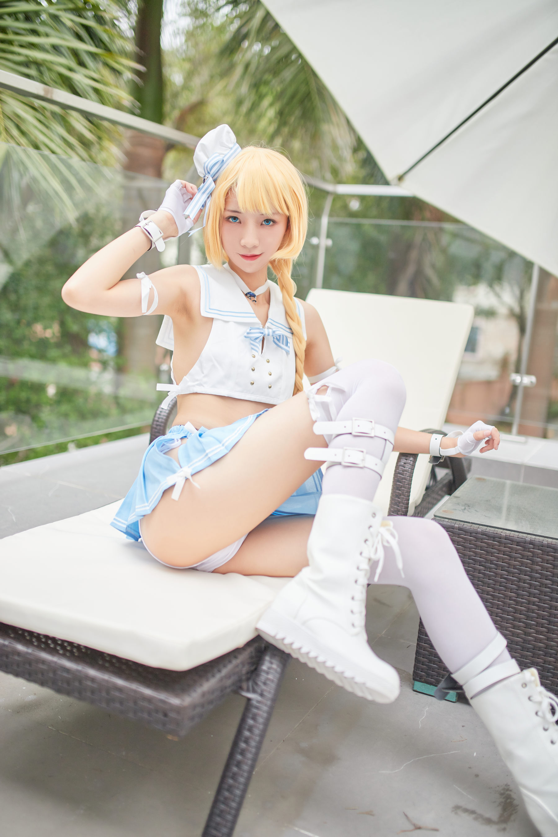 清纯妹子西瓜 – 舰队少女 兔女郎 Cosplay-第92张