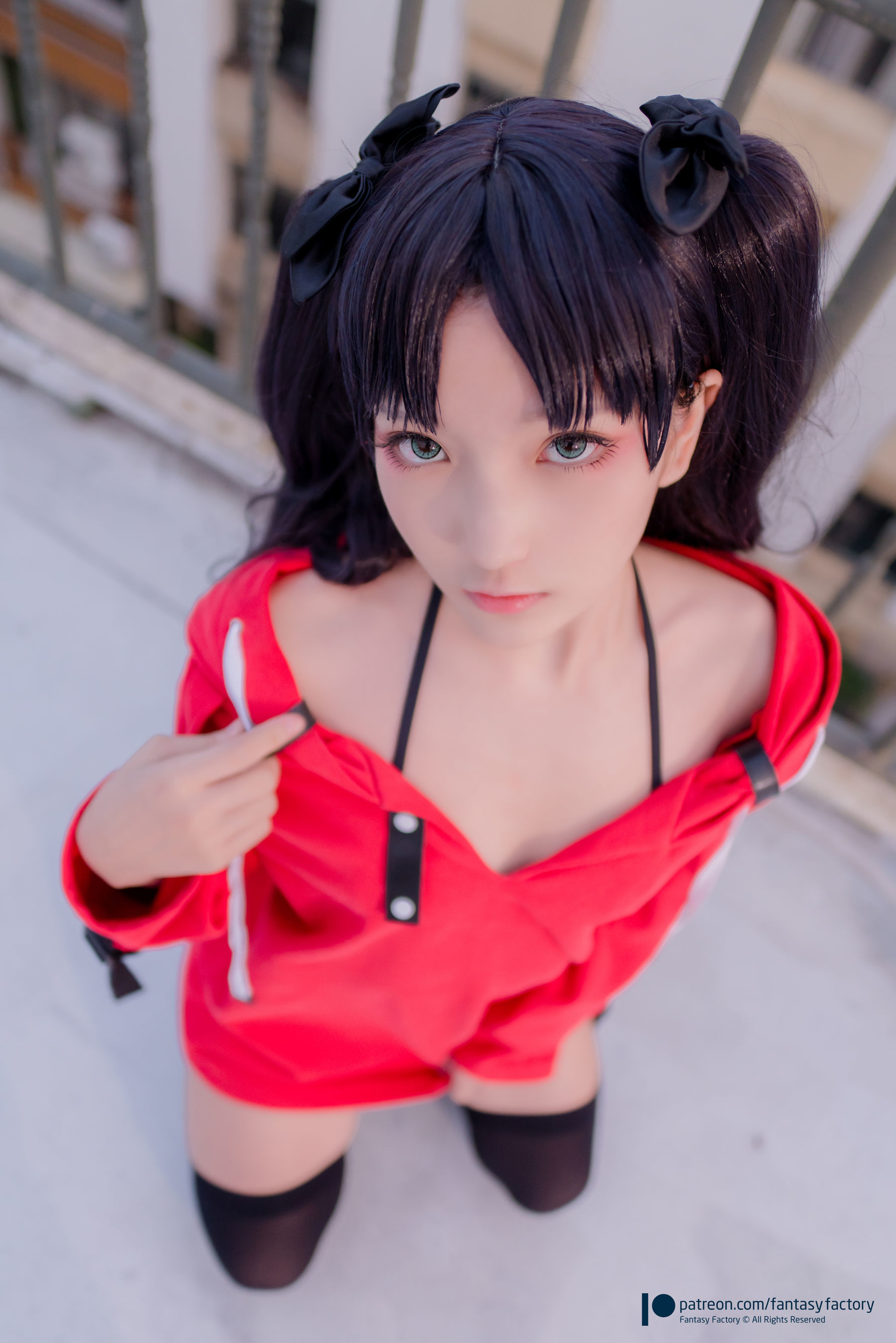 [Fantasy Factory] 小丁Cosplay – 单车少女 黑胶 情趣网衫 Cosplay-第54张