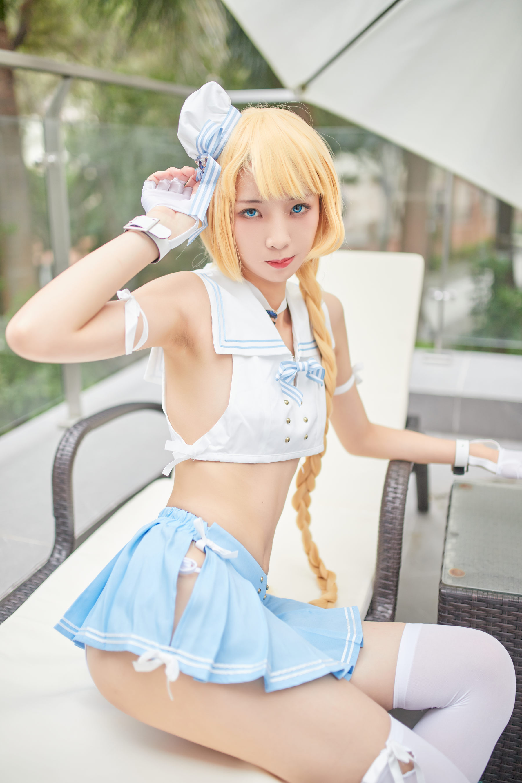 清纯妹子西瓜 – 舰队少女 兔女郎 Cosplay-第91张