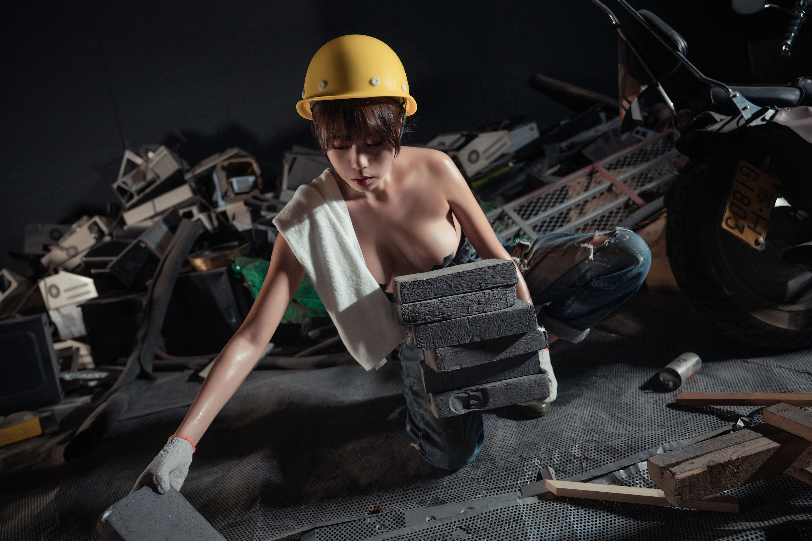 [Cosplay写真] 萌妹奈汐酱nice – 咱们工人有力量 Cosplay-第6张