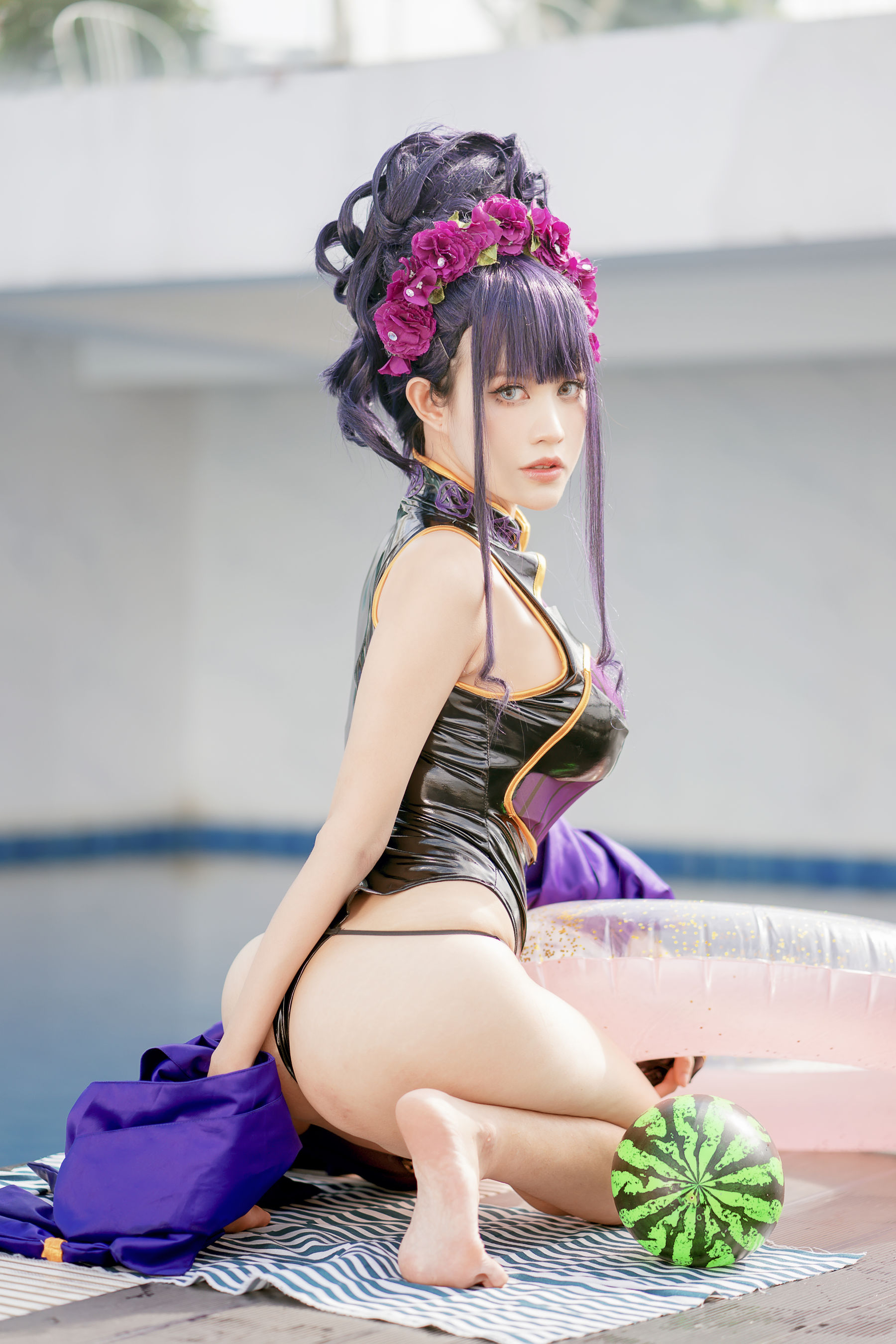 PingPing – 紫式部泳装 Cosplay-第43张