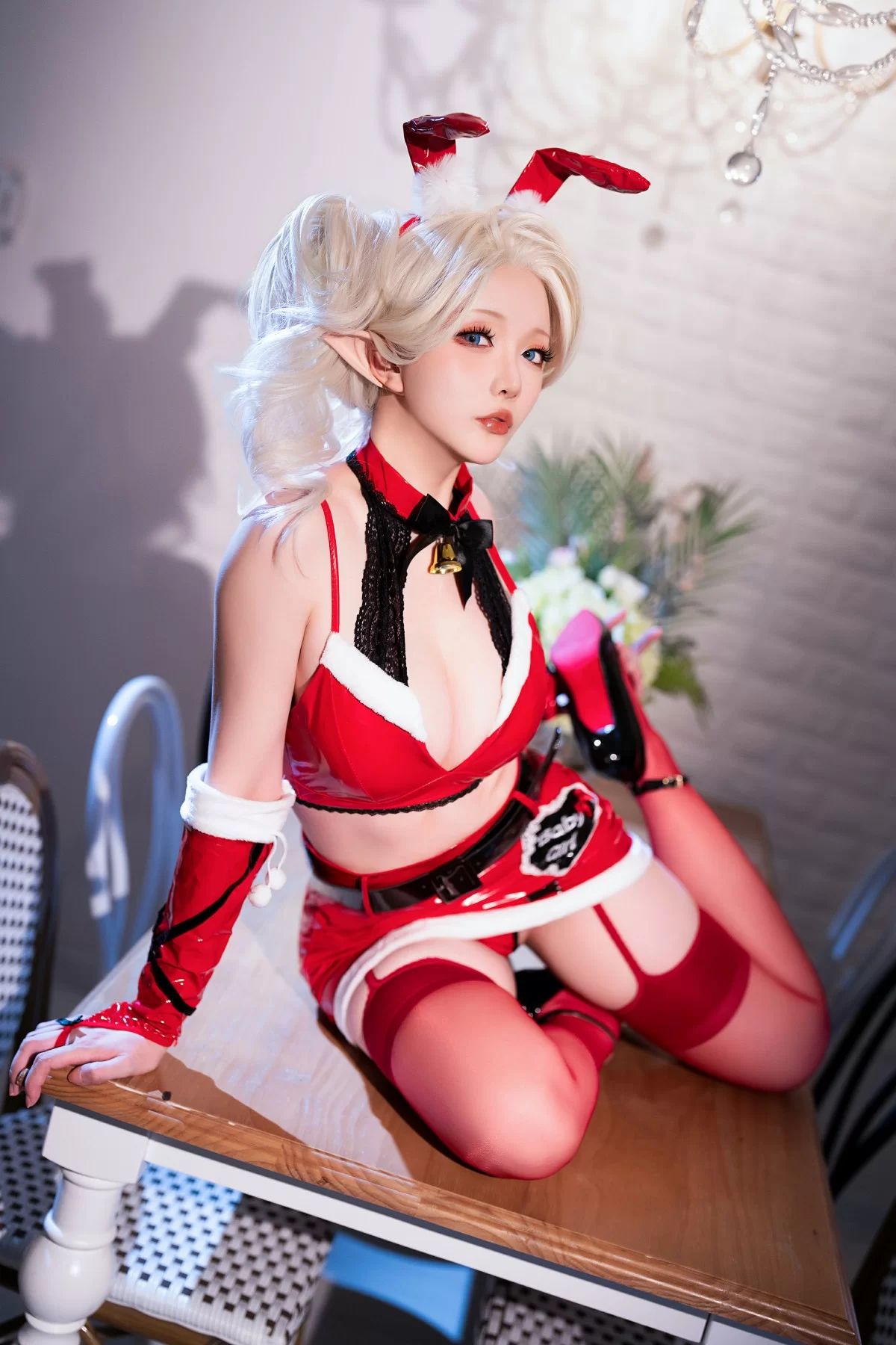 星之迟迟 – 2023圣诞精灵C Cosplay-第1张