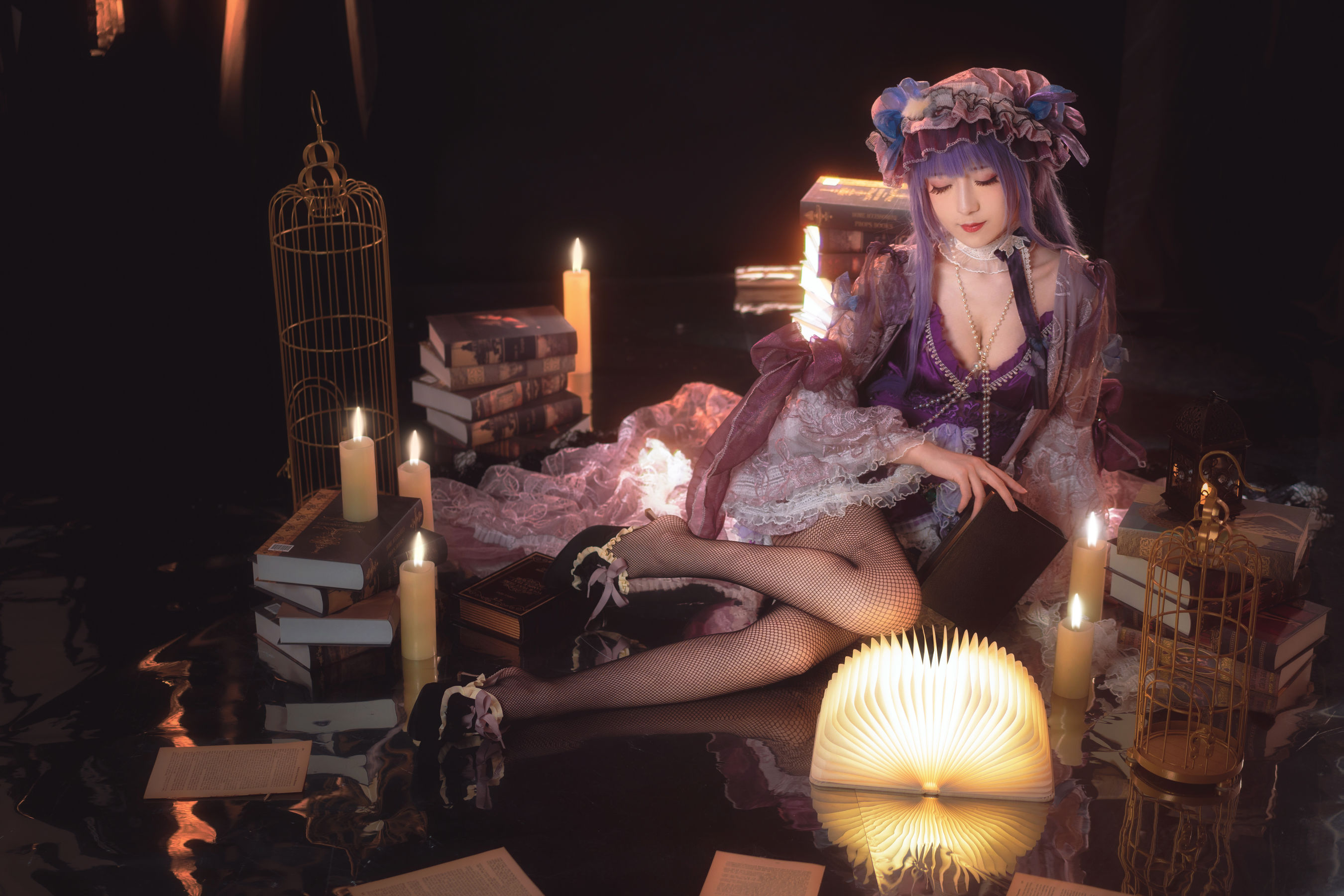 小姐姐弥音音ww – 帕秋莉 Cosplay-第4张