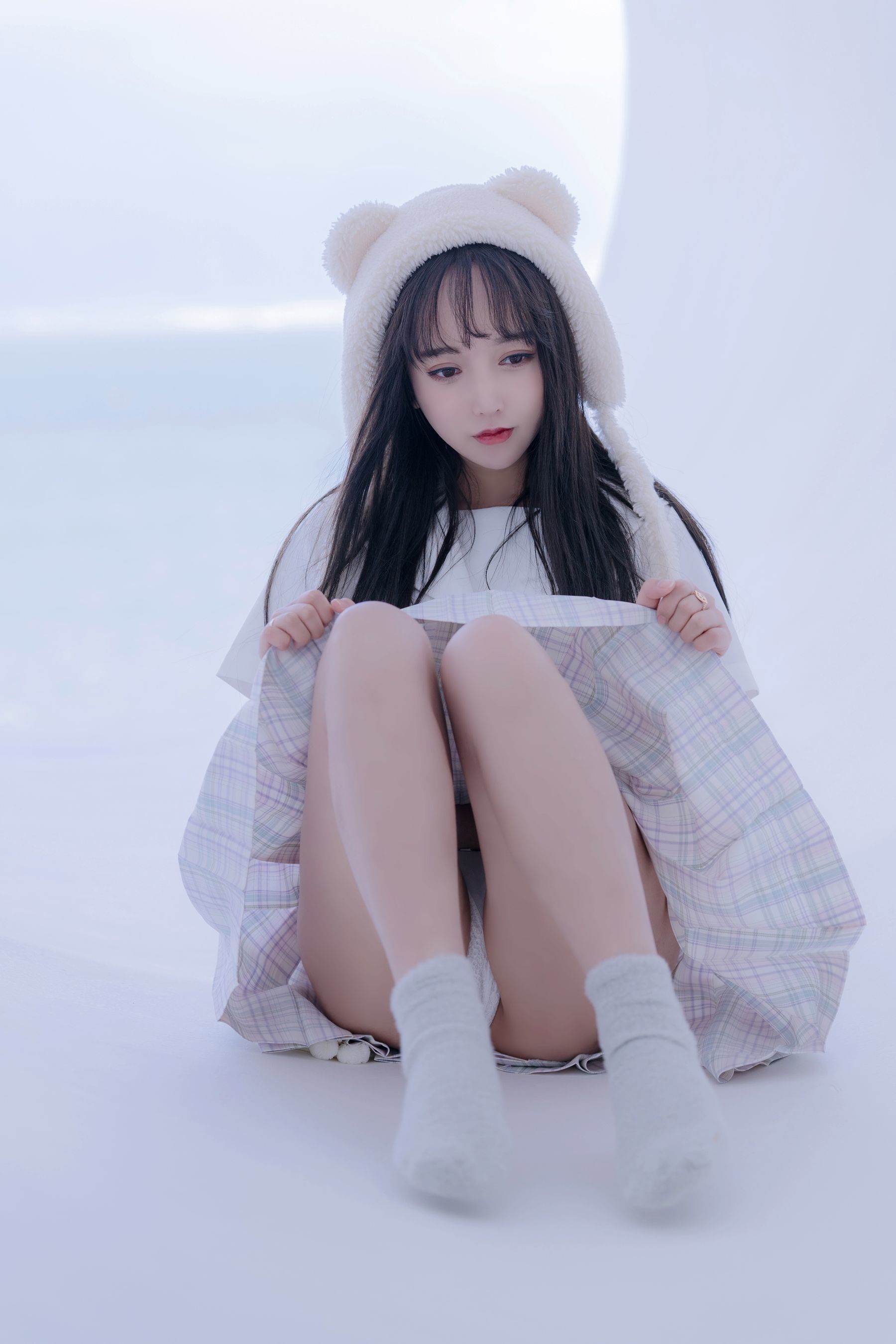 斗鱼米线线sama写真 JK萌妹 Cosplay-第4张