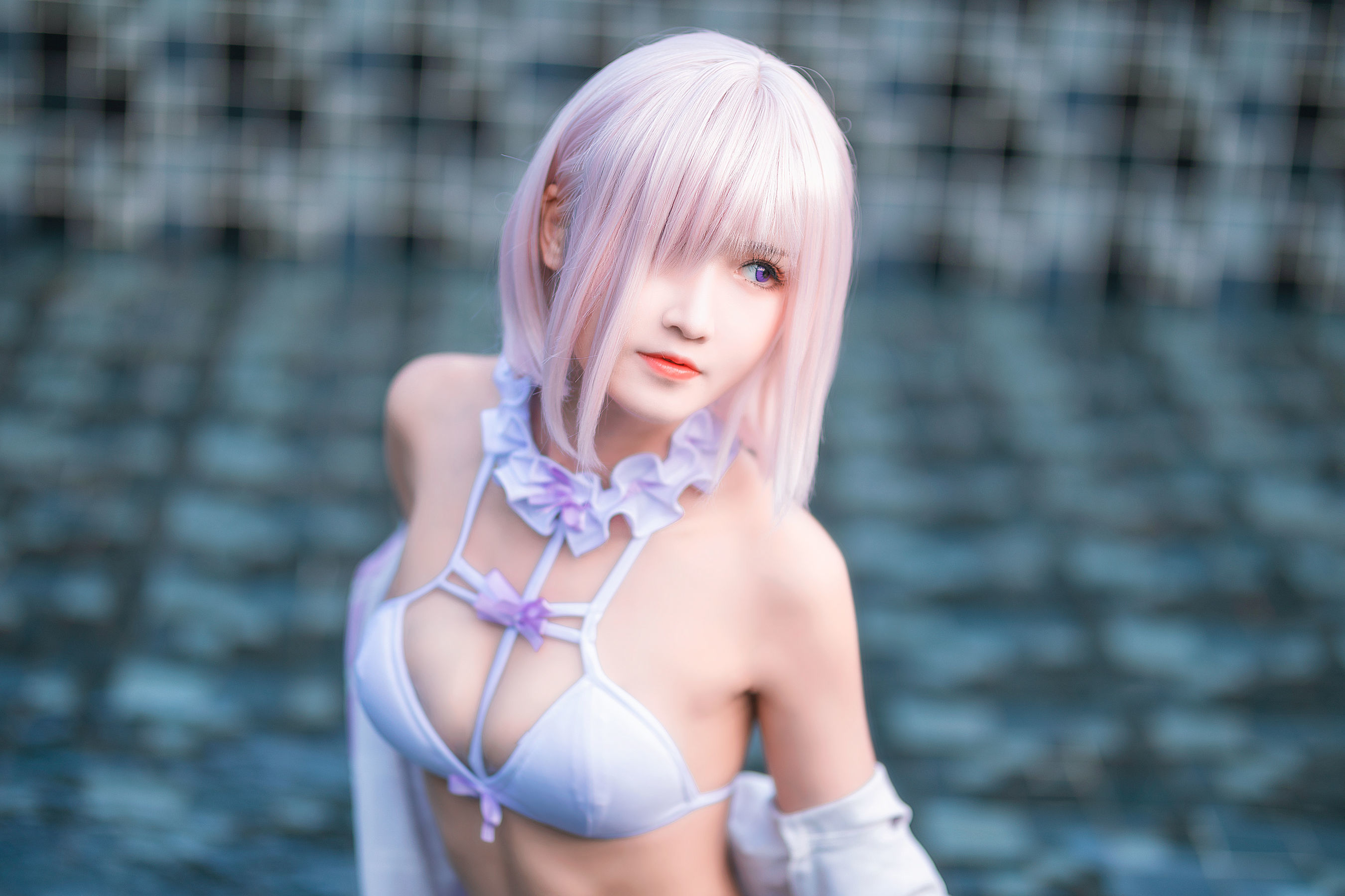 微博妹子三度_69 玛修泳装 Cosplay-第39张