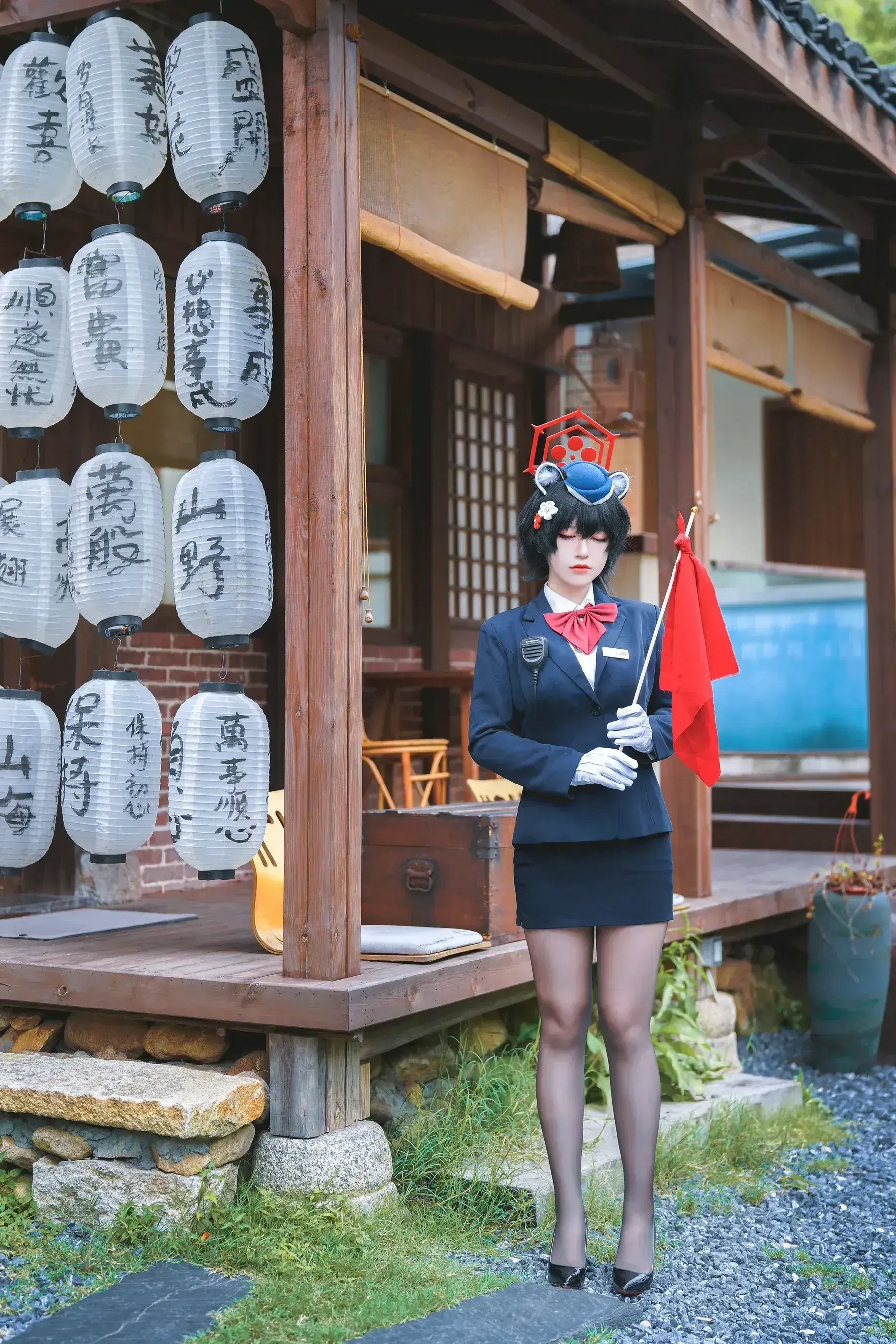半半子 – ガイド春日ツバキ Cosplay-第50张