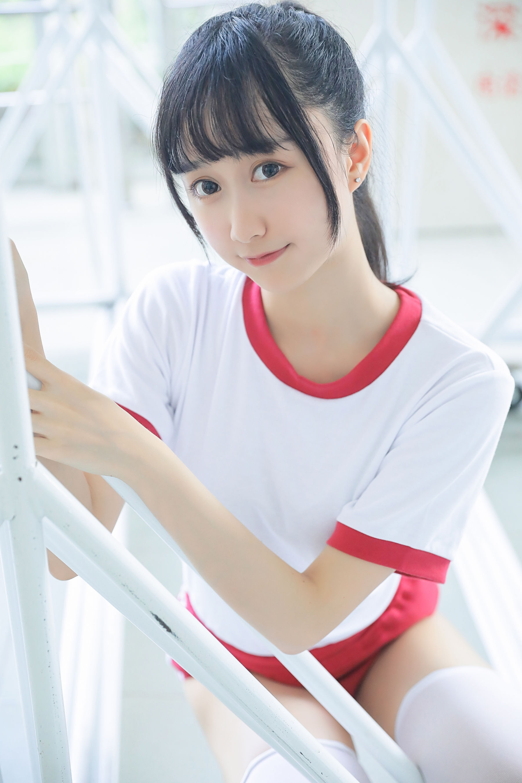 [萝莉COS] 木绵绵OwO – 上体育课啦 Cosplay-第4张