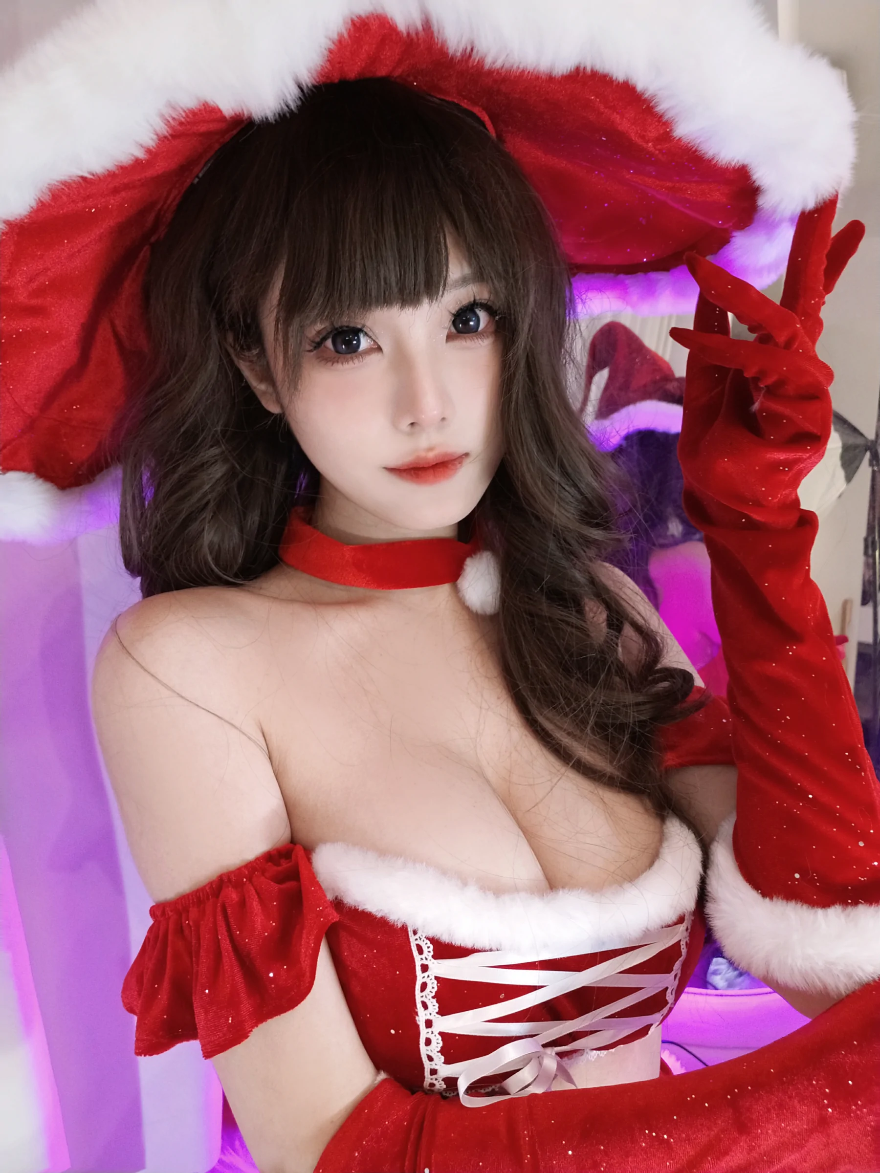蜜汁猫裘 – 圣诞套装 Cosplay-第23张