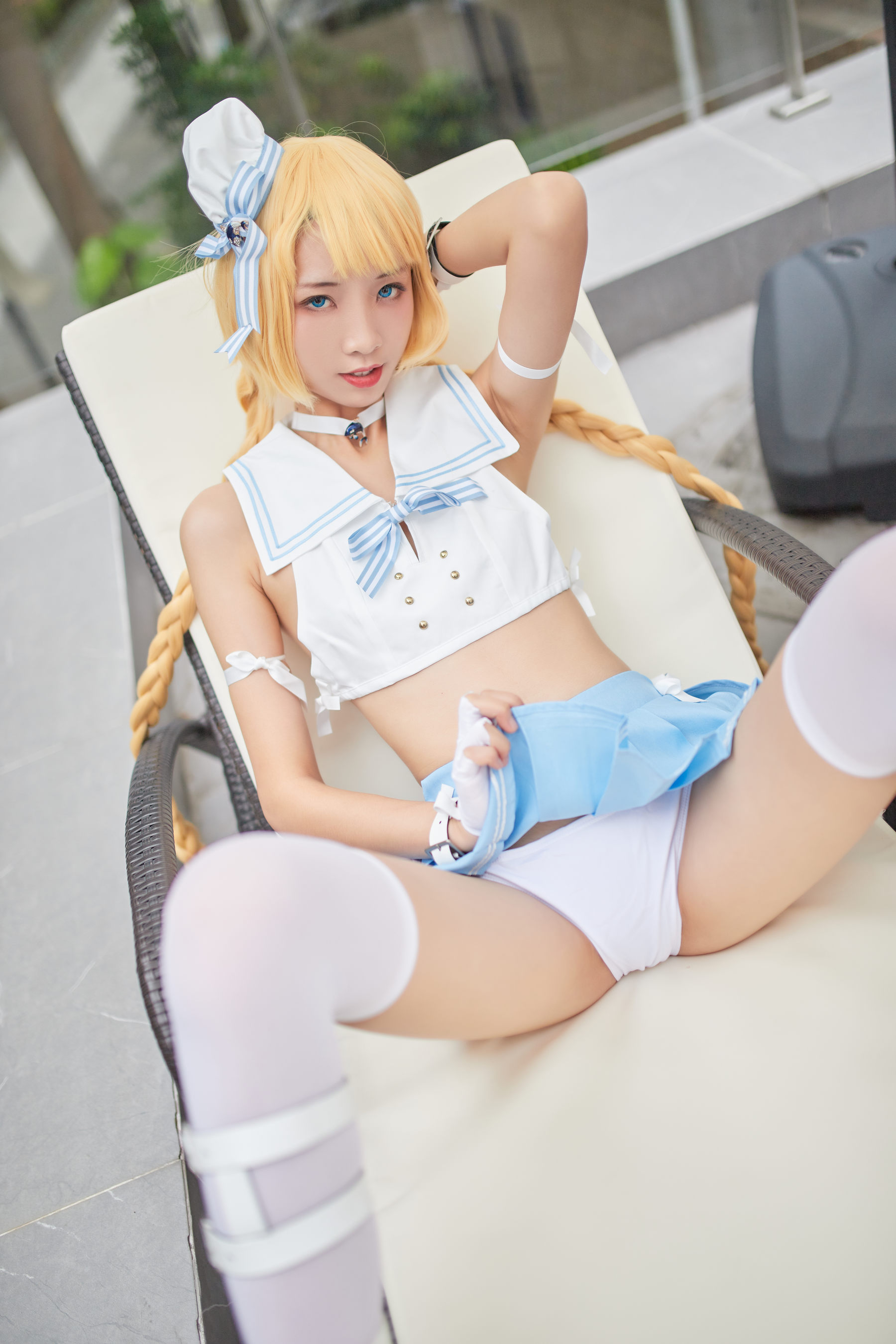 清纯妹子西瓜 – 舰队少女 兔女郎 Cosplay-第99张