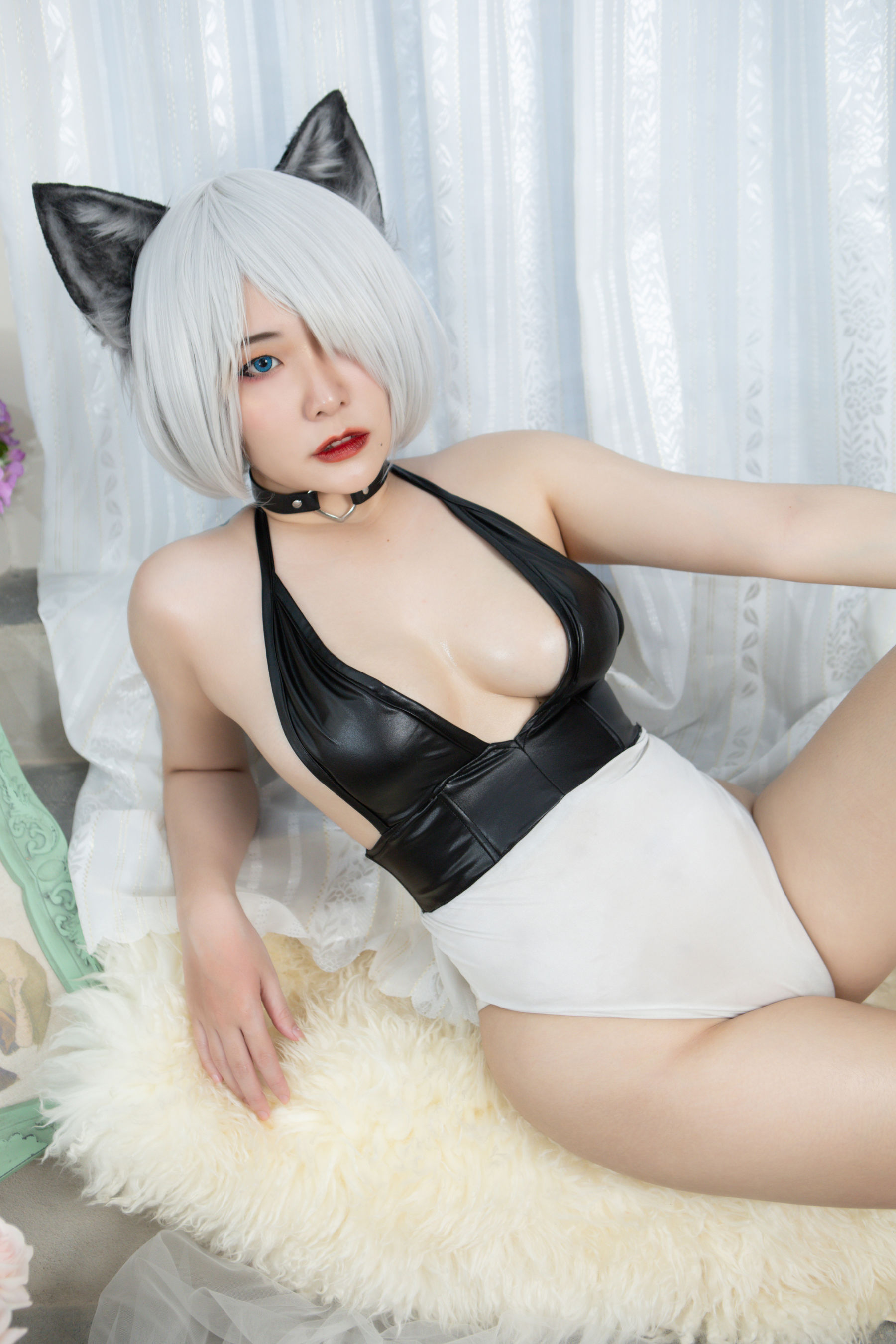 Sunnyvier – 2B Neko Cosplay-第6张