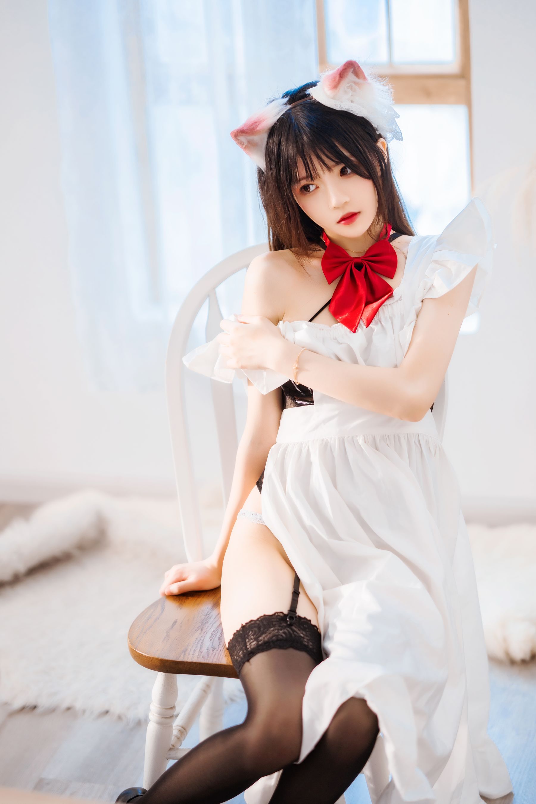 桜桃喵 – 长裙妹抖 Cosplay-第17张