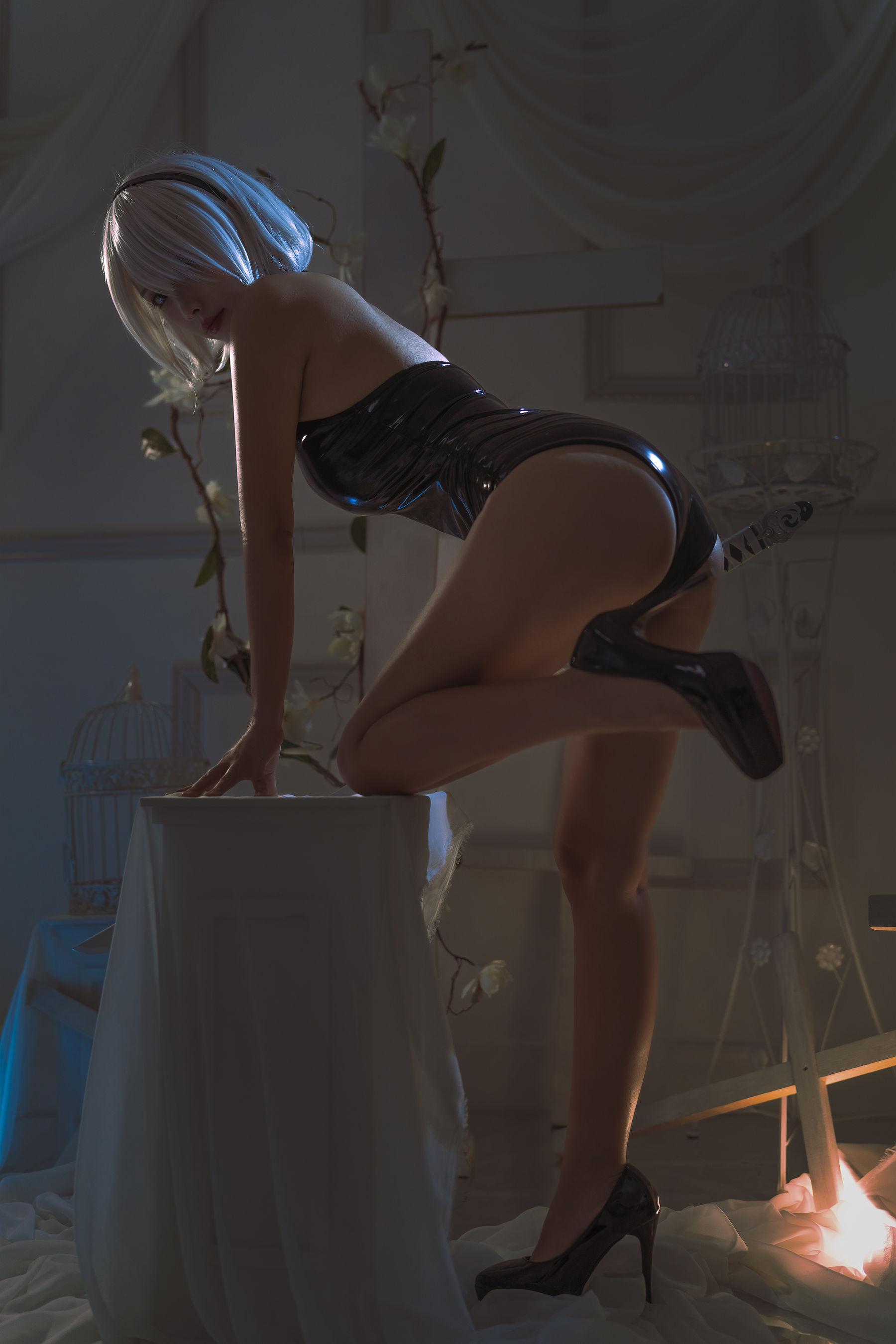 Neko-薇薇 – 2B泳衣 Cosplay-第9张