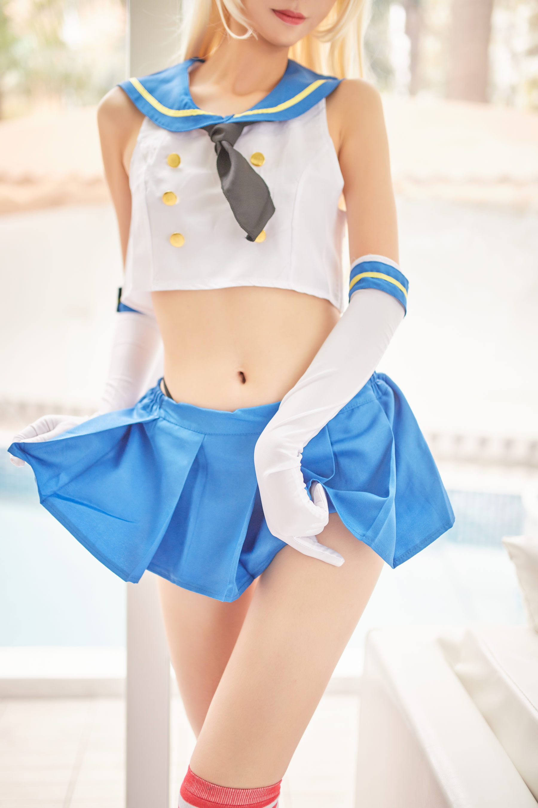 清纯妹子西瓜 – 舰队少女 兔女郎 Cosplay-第25张