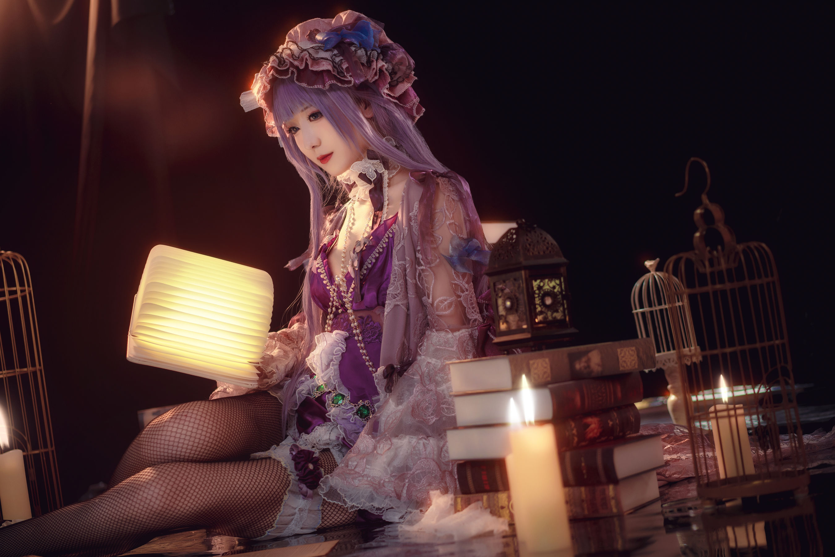 小姐姐弥音音ww – 帕秋莉 Cosplay-第3张