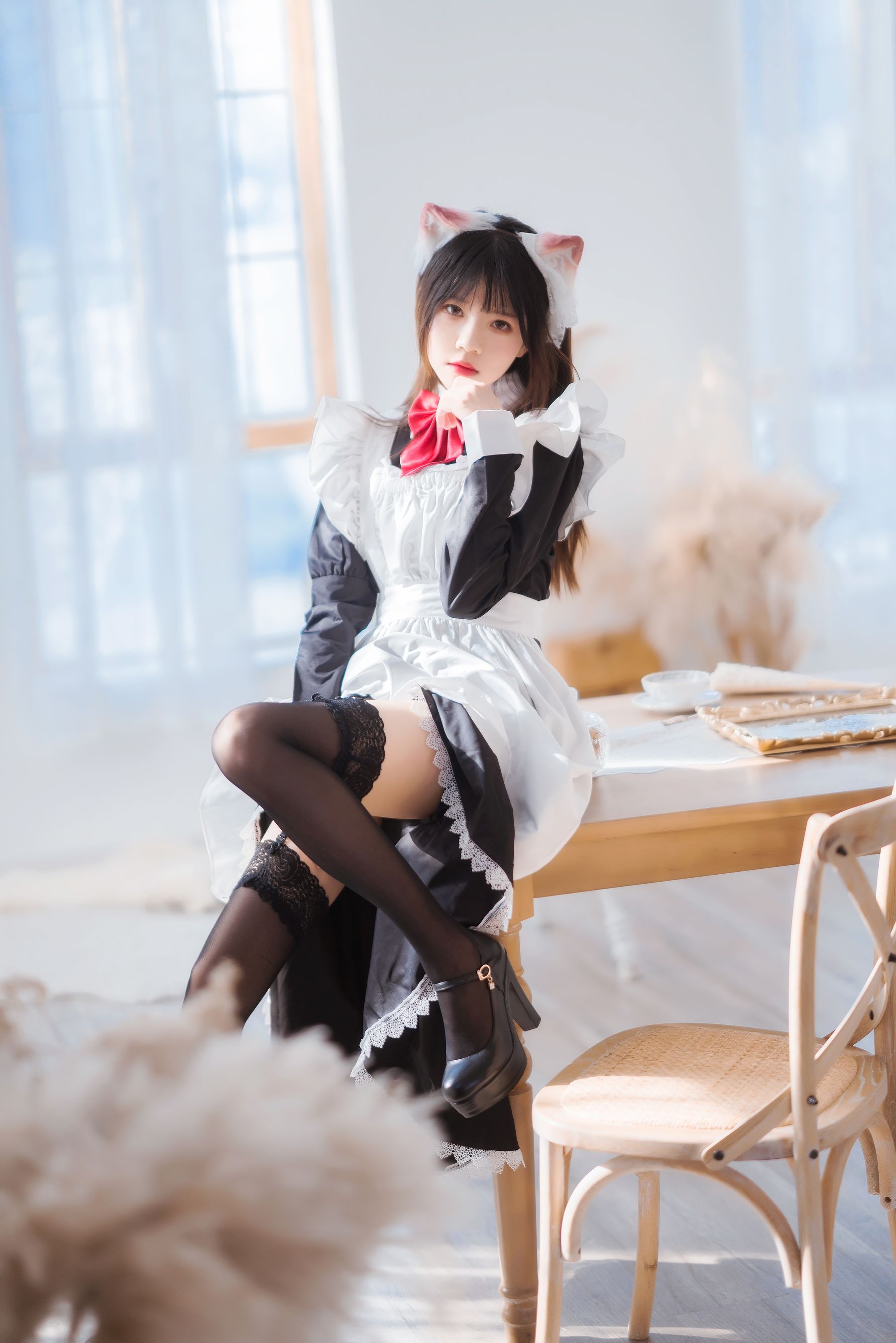 桜桃喵 – 长裙妹抖 Cosplay-第51张