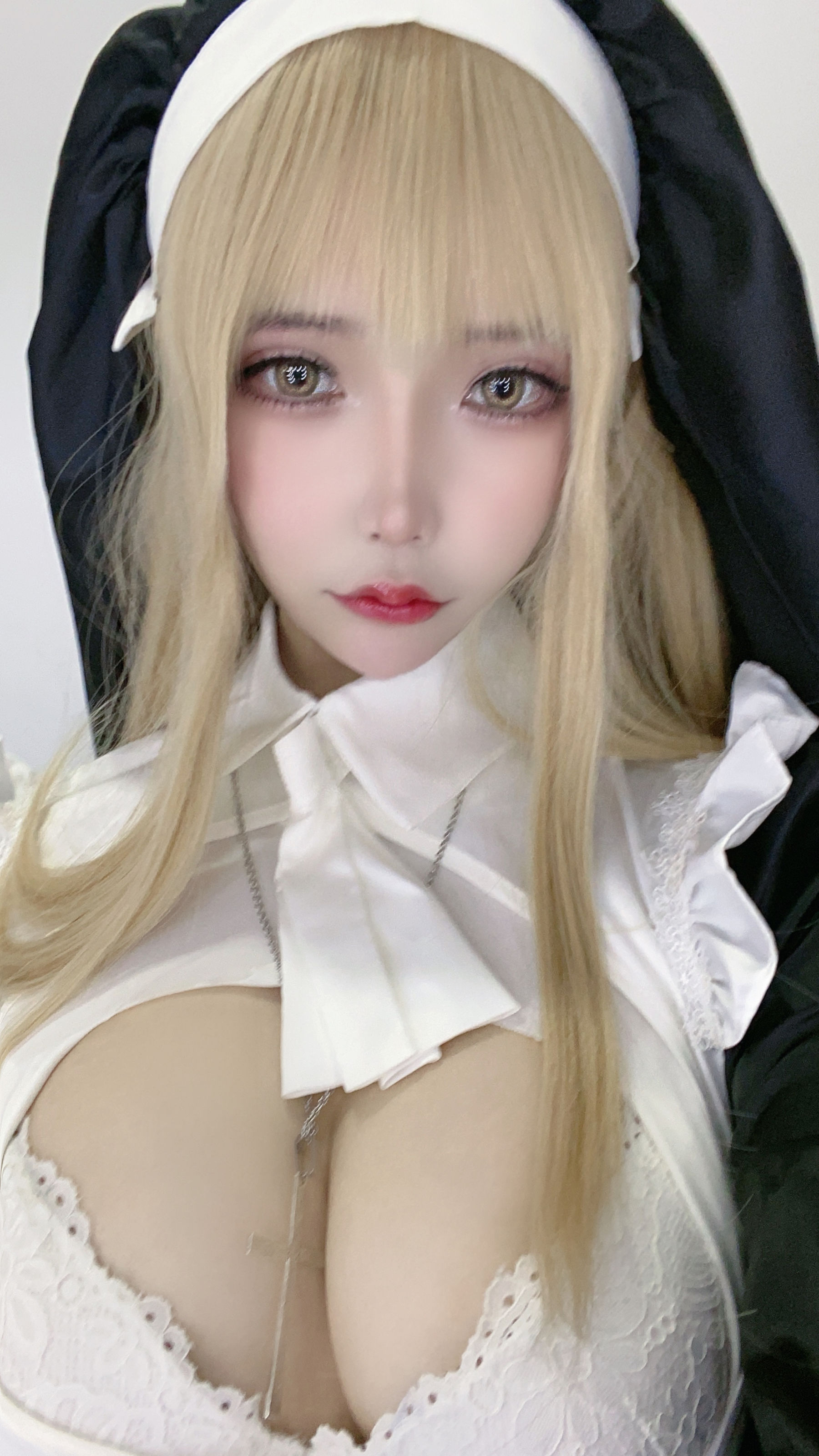 二次元妹子抱走莫子aa – 生日特辑 修女 Cosplay-第4张