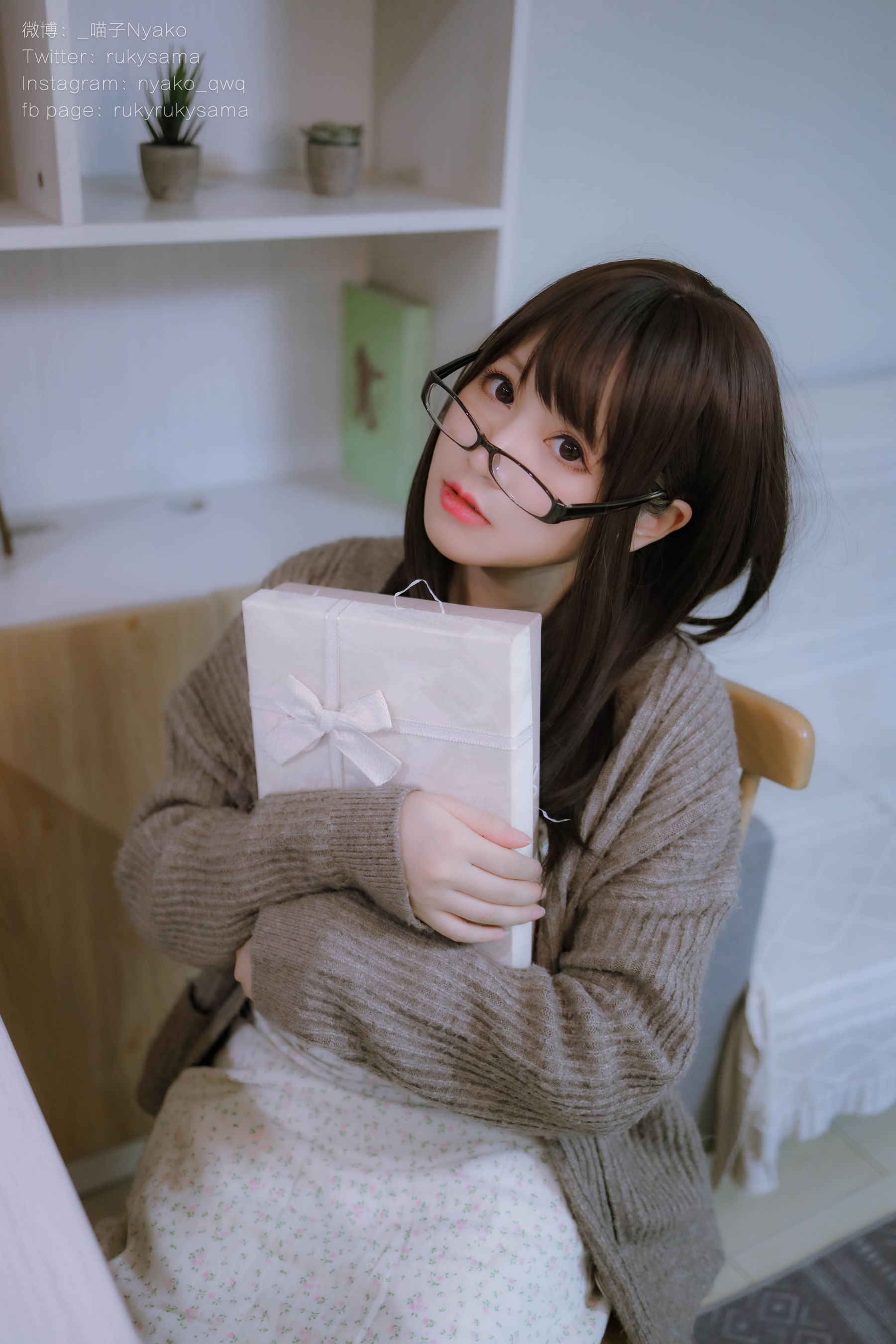萌妹子Nyako喵子 – 妄想彼女との同棲生活 之 便服系列 Cosplay-第6张