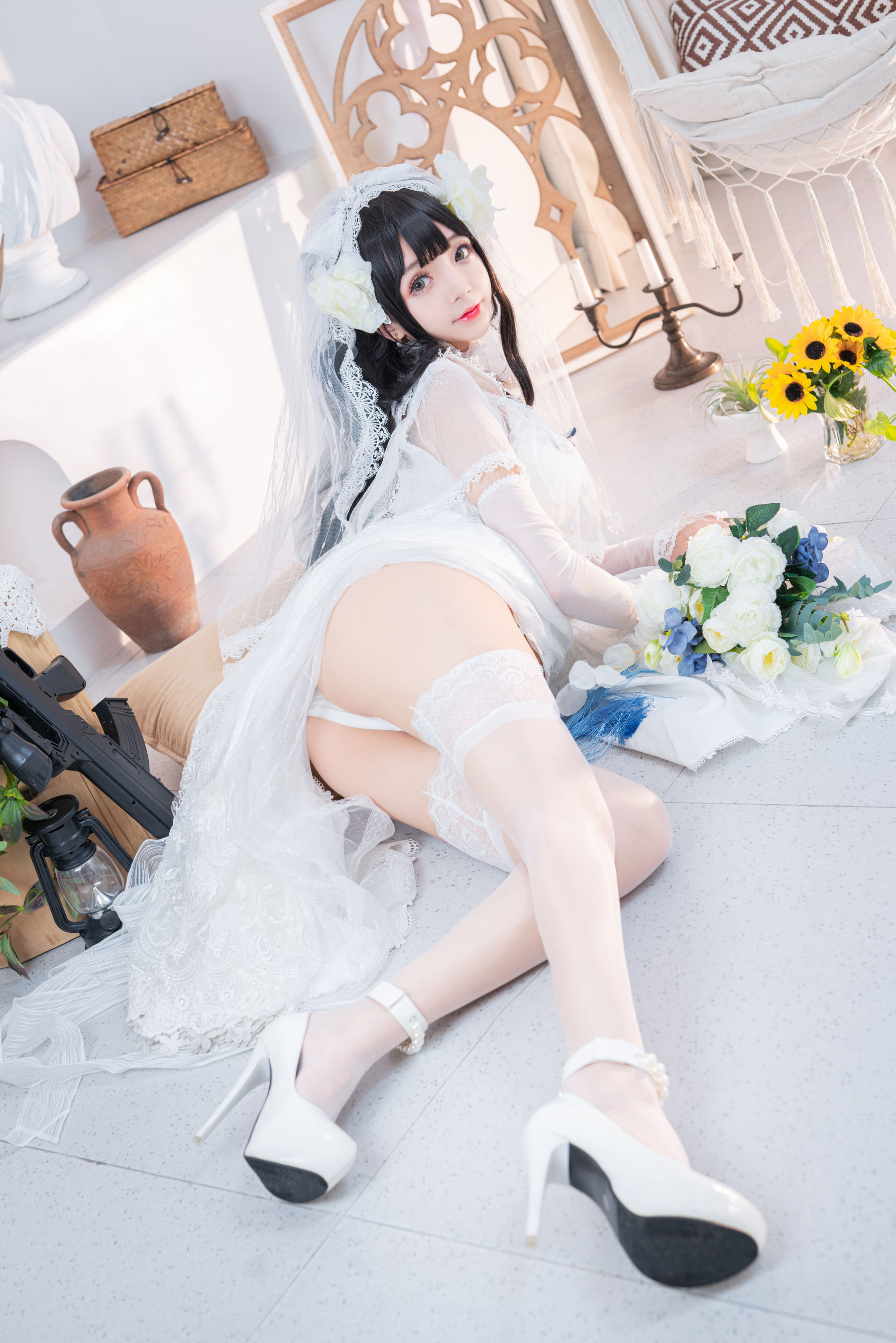 Cosplay日奈娇 – 95式婚纱 Cosplay-第2张