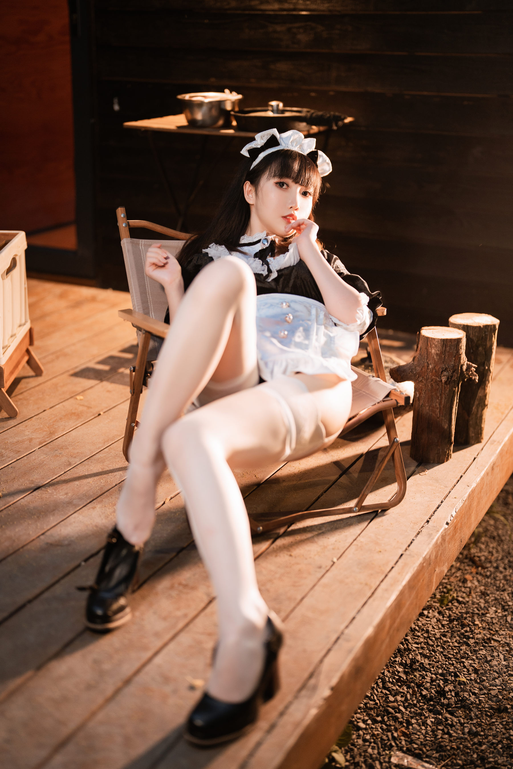 面饼仙儿 – 木屋女仆 Cosplay-第1张