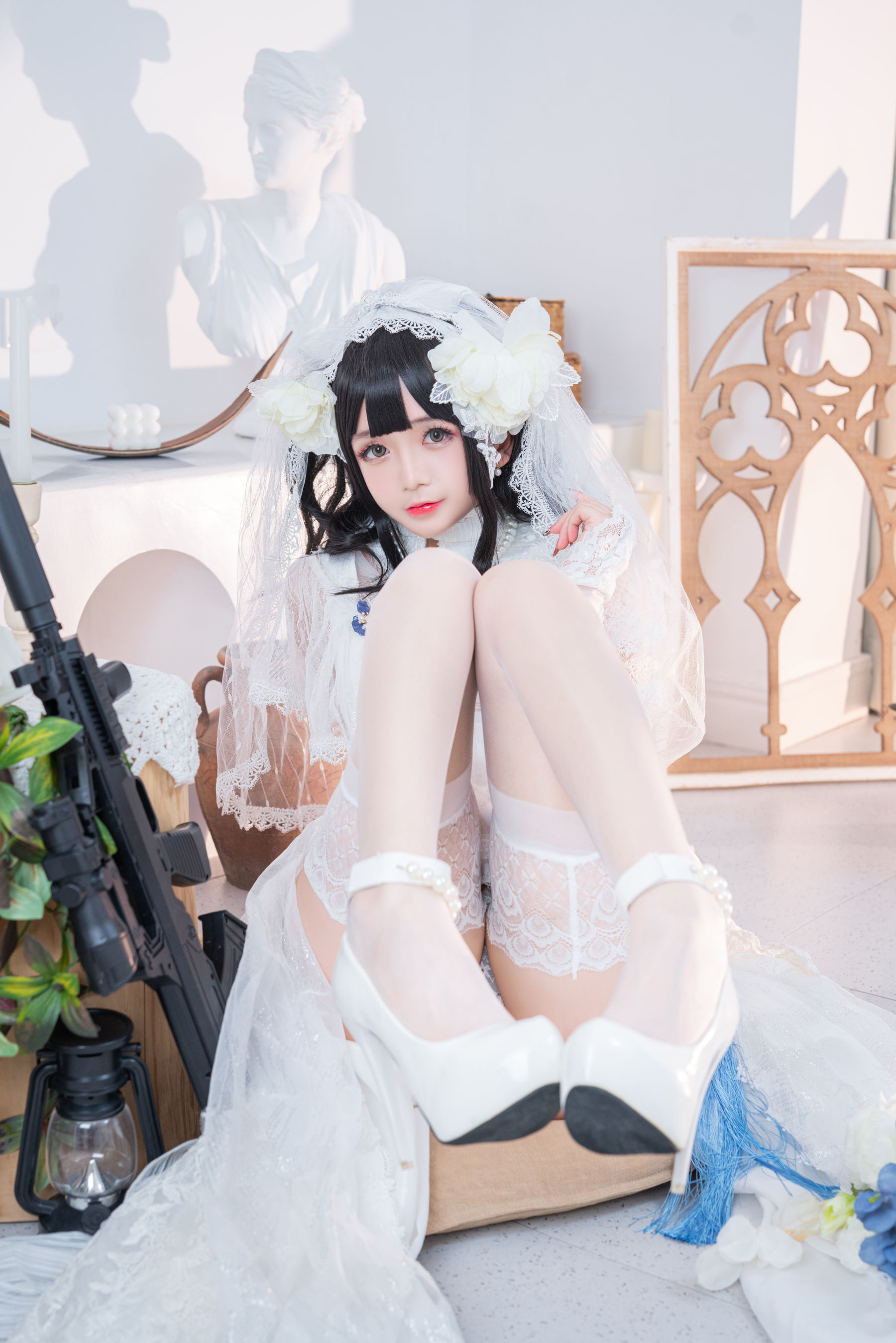 Cosplay日奈娇 – 95式婚纱 Cosplay-第4张