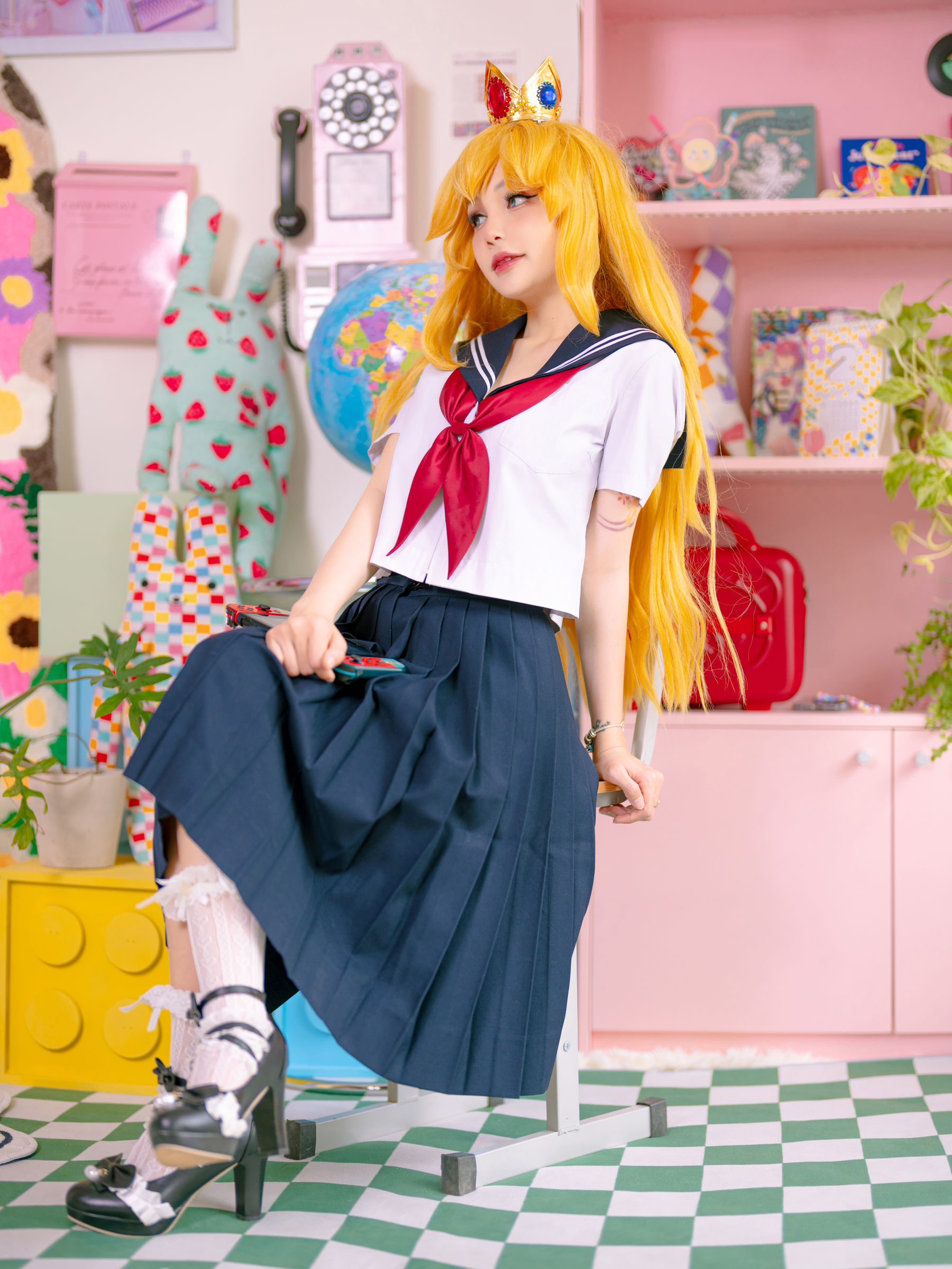 JOYCE – Peach Princess Cosplay-第5张