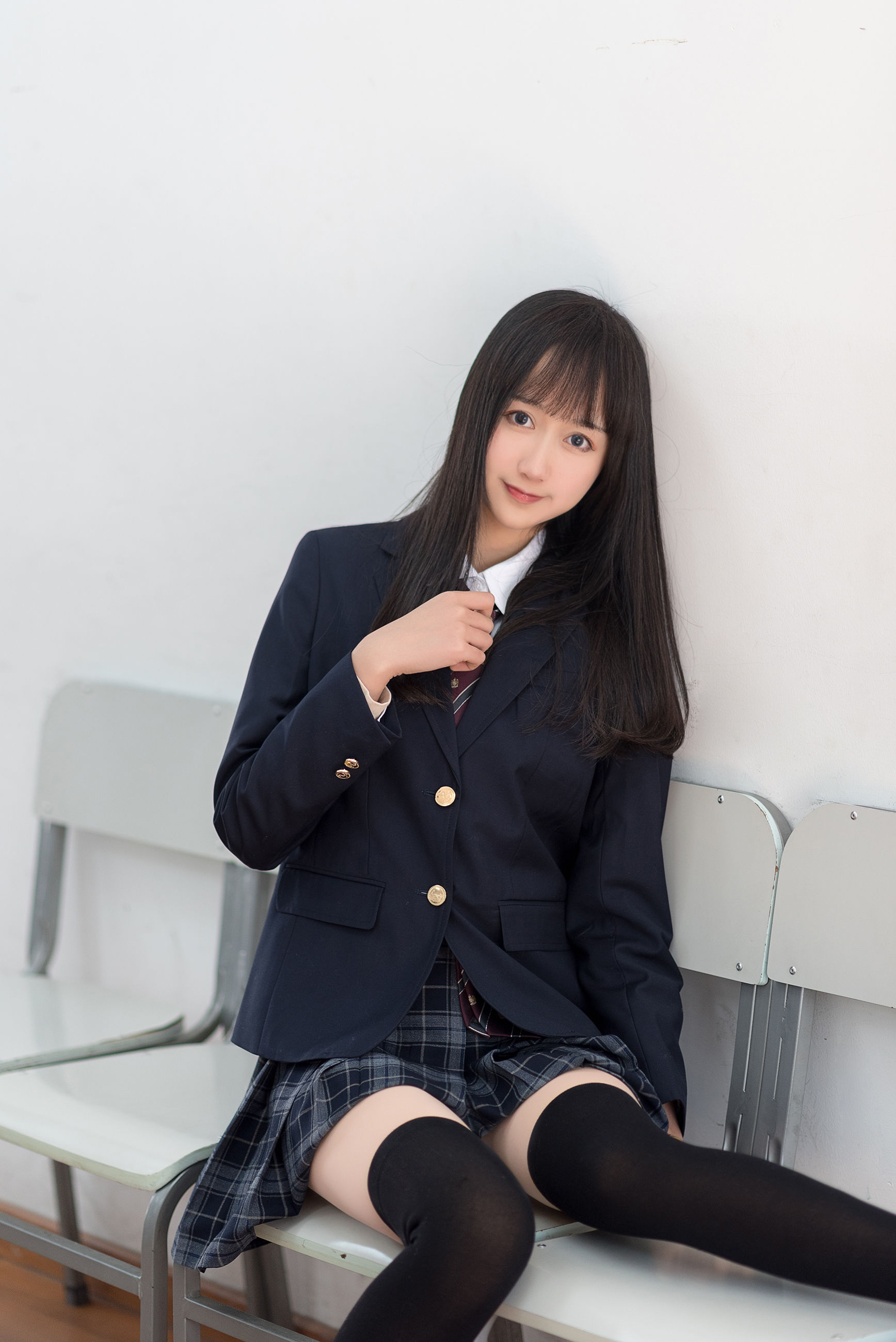[萝莉COS] 木绵绵OwO – 西式JK Cosplay-第19张