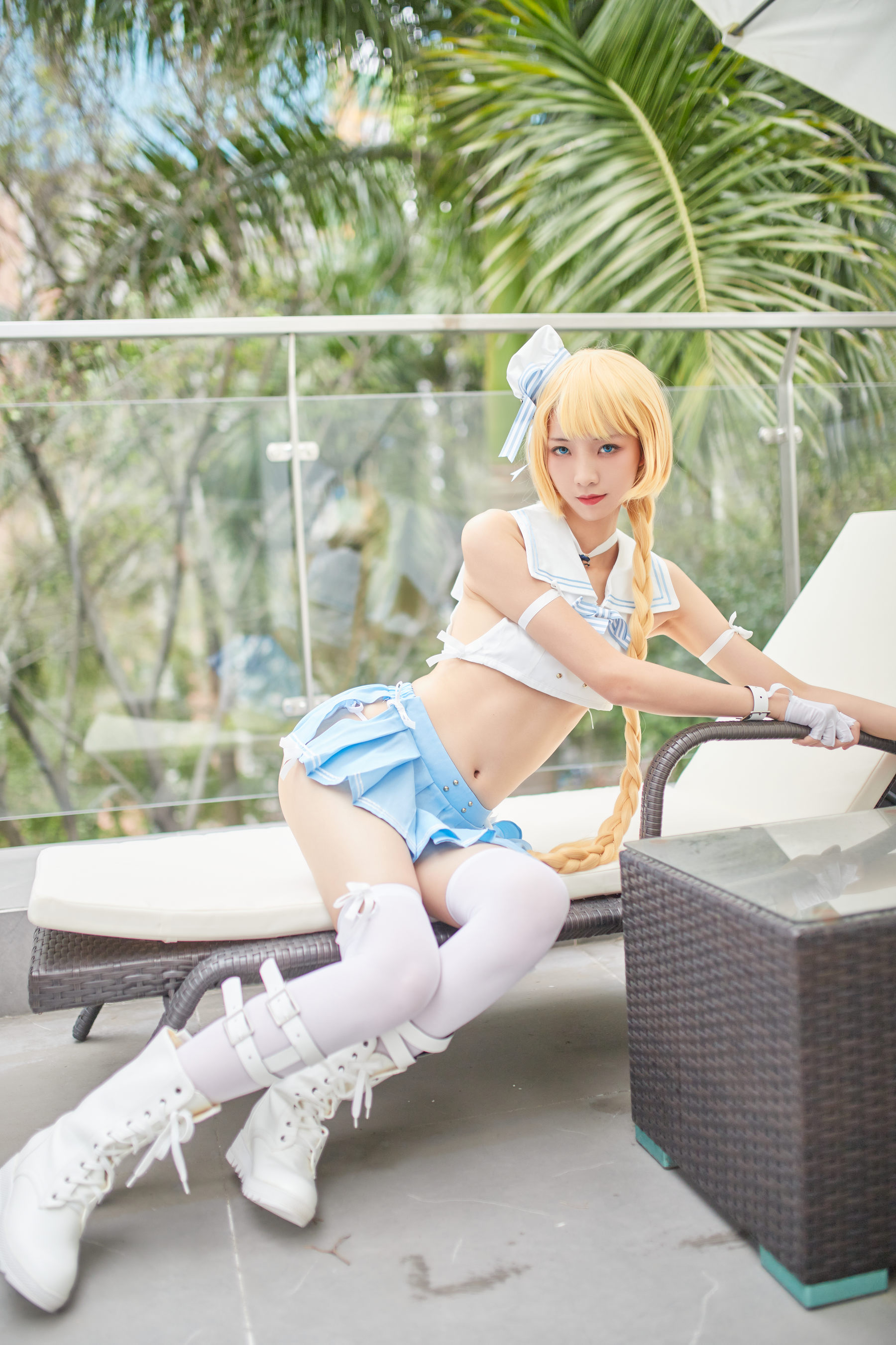 清纯妹子西瓜 – 舰队少女 兔女郎 Cosplay-第90张