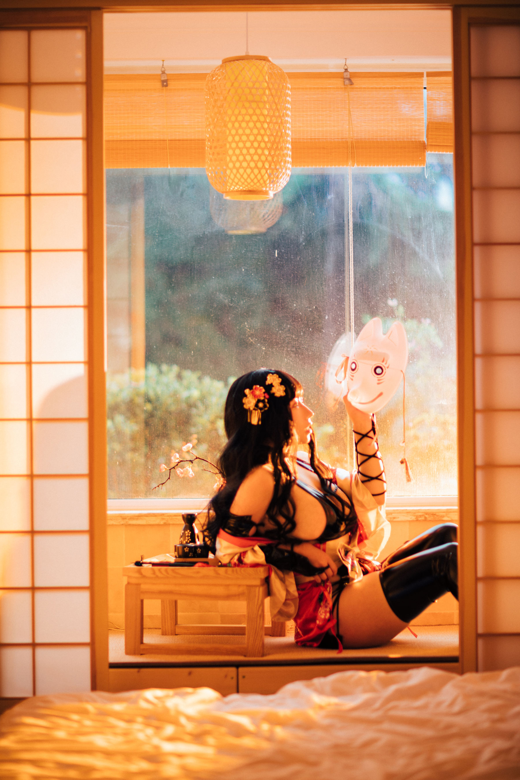 动漫博主从从从从鸾 大胸忍者 Cosplay-第63张
