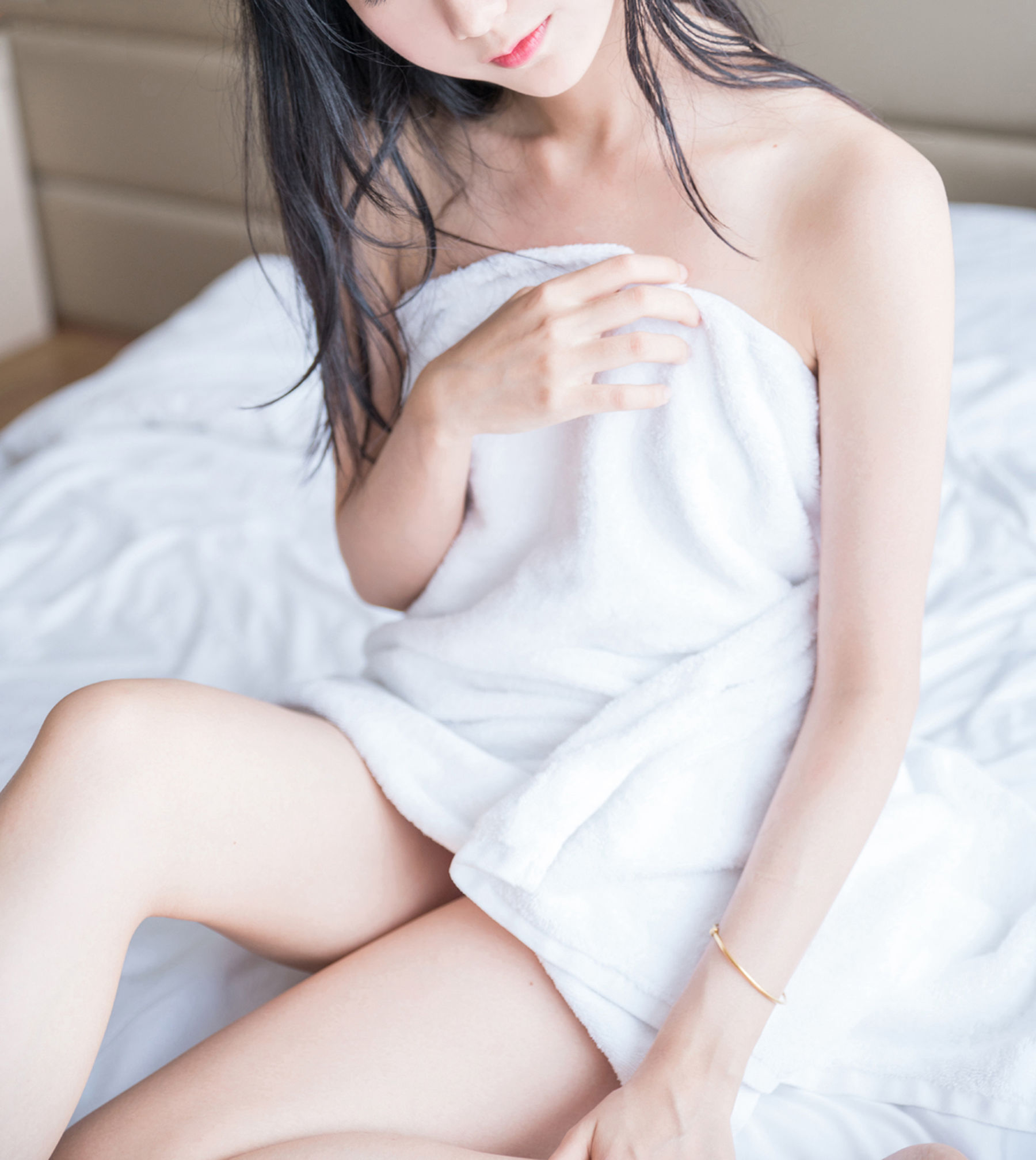 [萝莉COS] 木绵绵OwO – 出浴 Cosplay-第4张