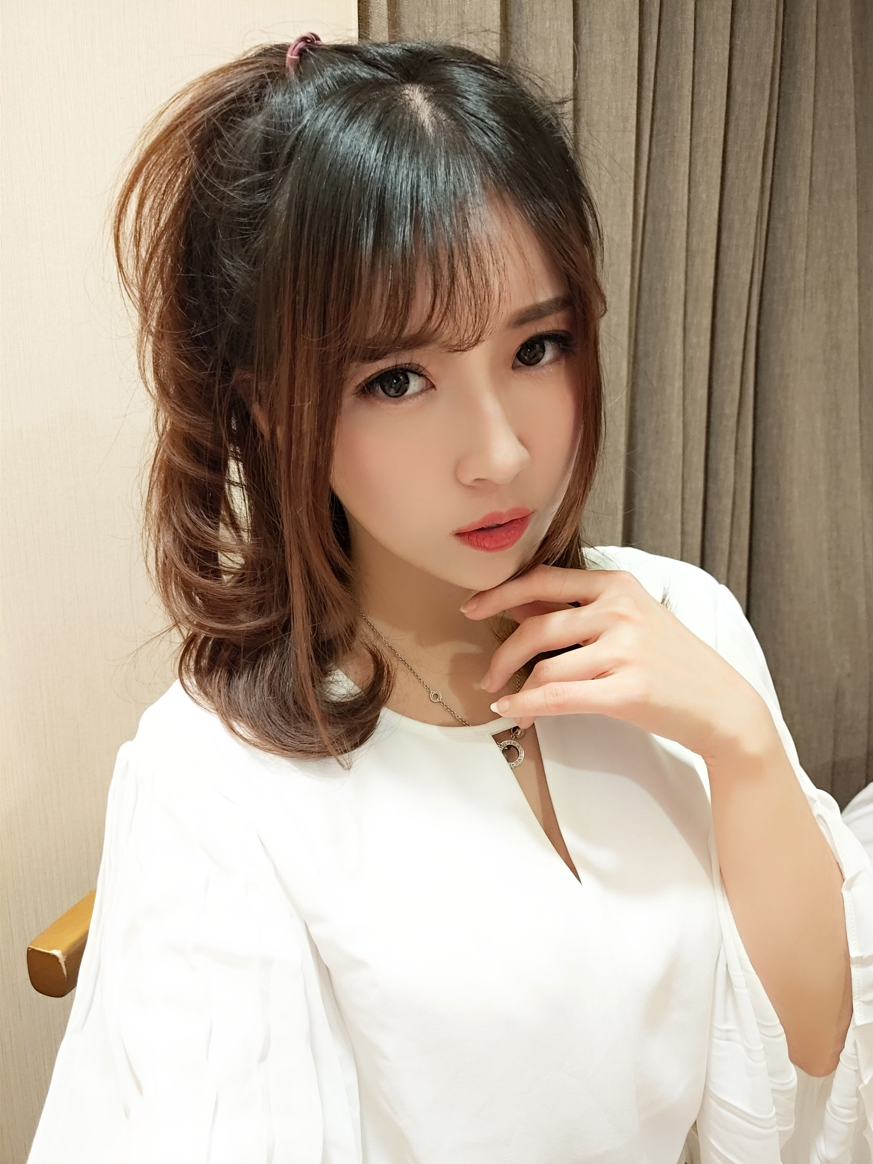斗鱼主播小女巫露娜 – OL风肤色连裤袜 Cosplay-第38张
