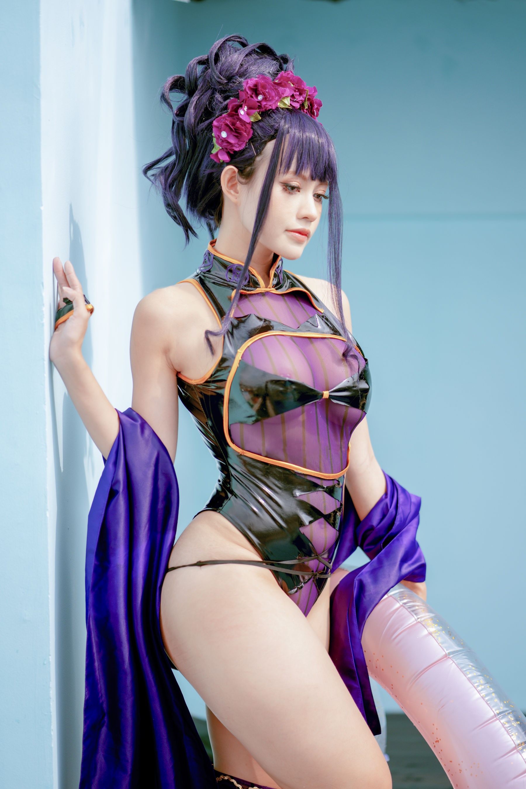 PingPing – 紫式部泳装 Cosplay-第11张