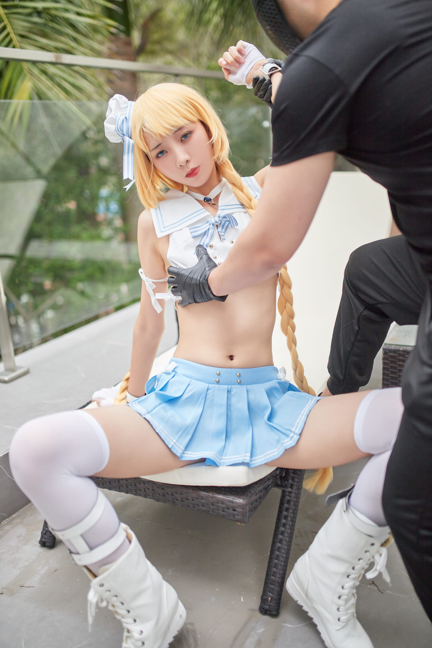 清纯妹子西瓜 – 舰队少女 兔女郎 Cosplay-第124张