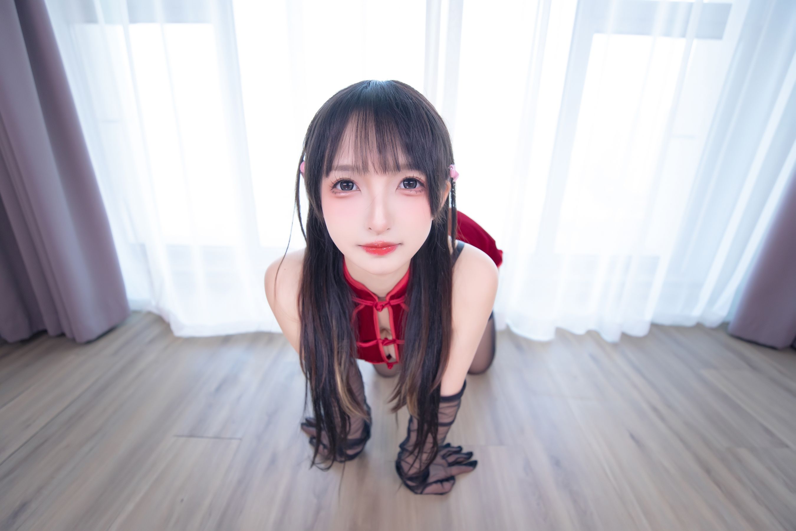 萝莉神楽板真冬之甜蜜皮鞭 Cosplay-第4张