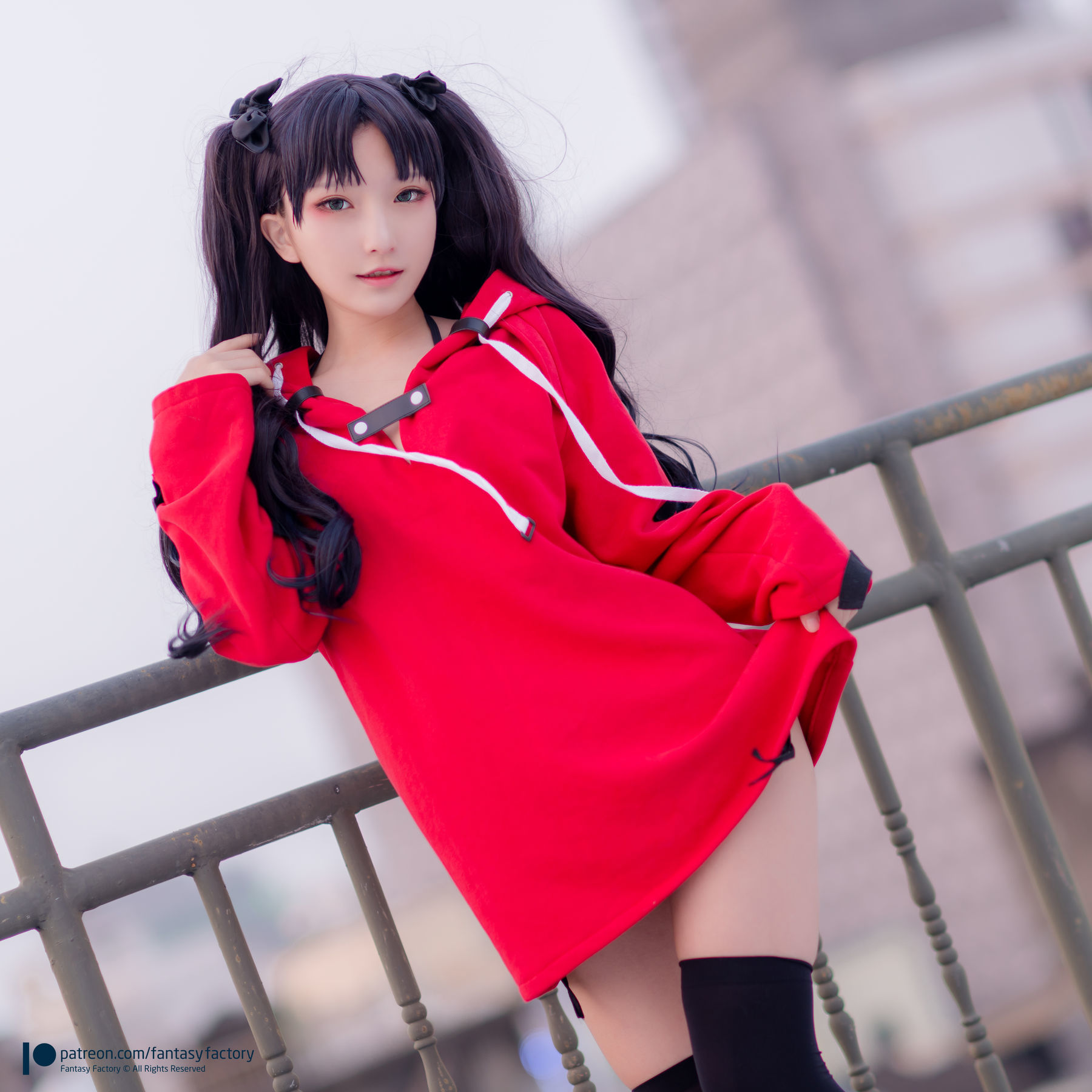 [Fantasy Factory] 小丁Cosplay – 单车少女 黑胶 情趣网衫 Cosplay-第69张