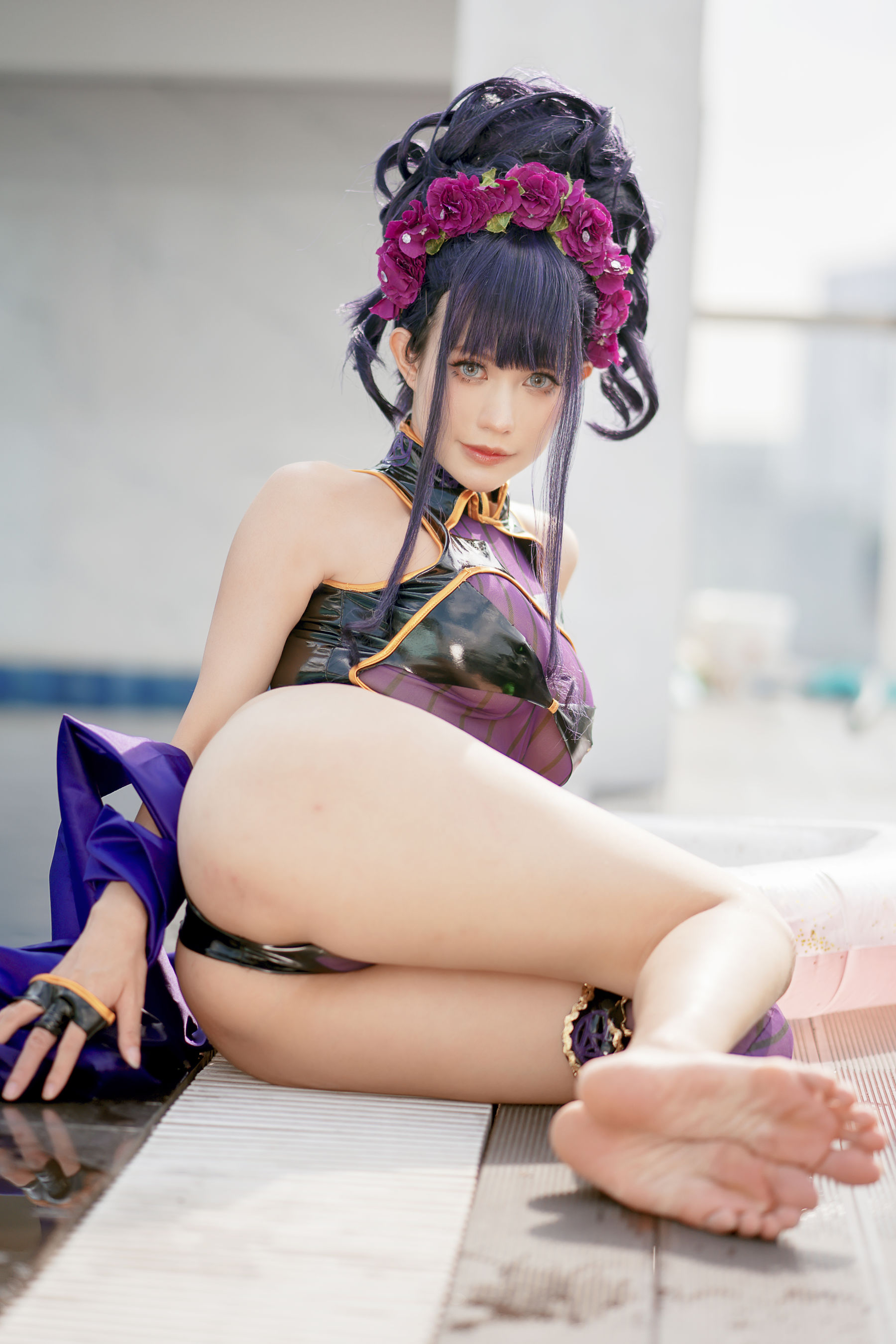 PingPing – 紫式部泳装 Cosplay-第42张
