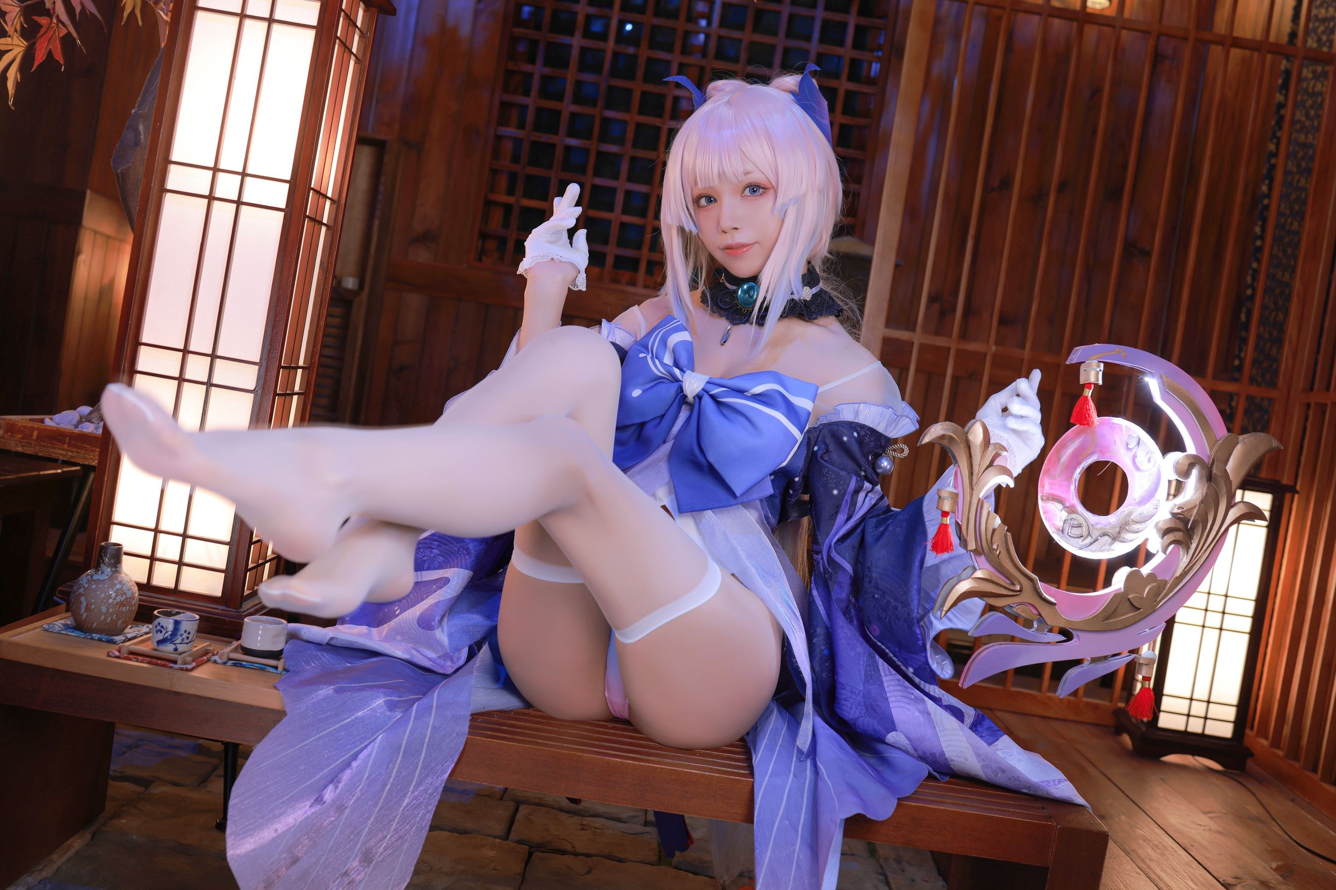 动漫博主水淼aqua – 珊瑚宫心海 Cosplay-第6张