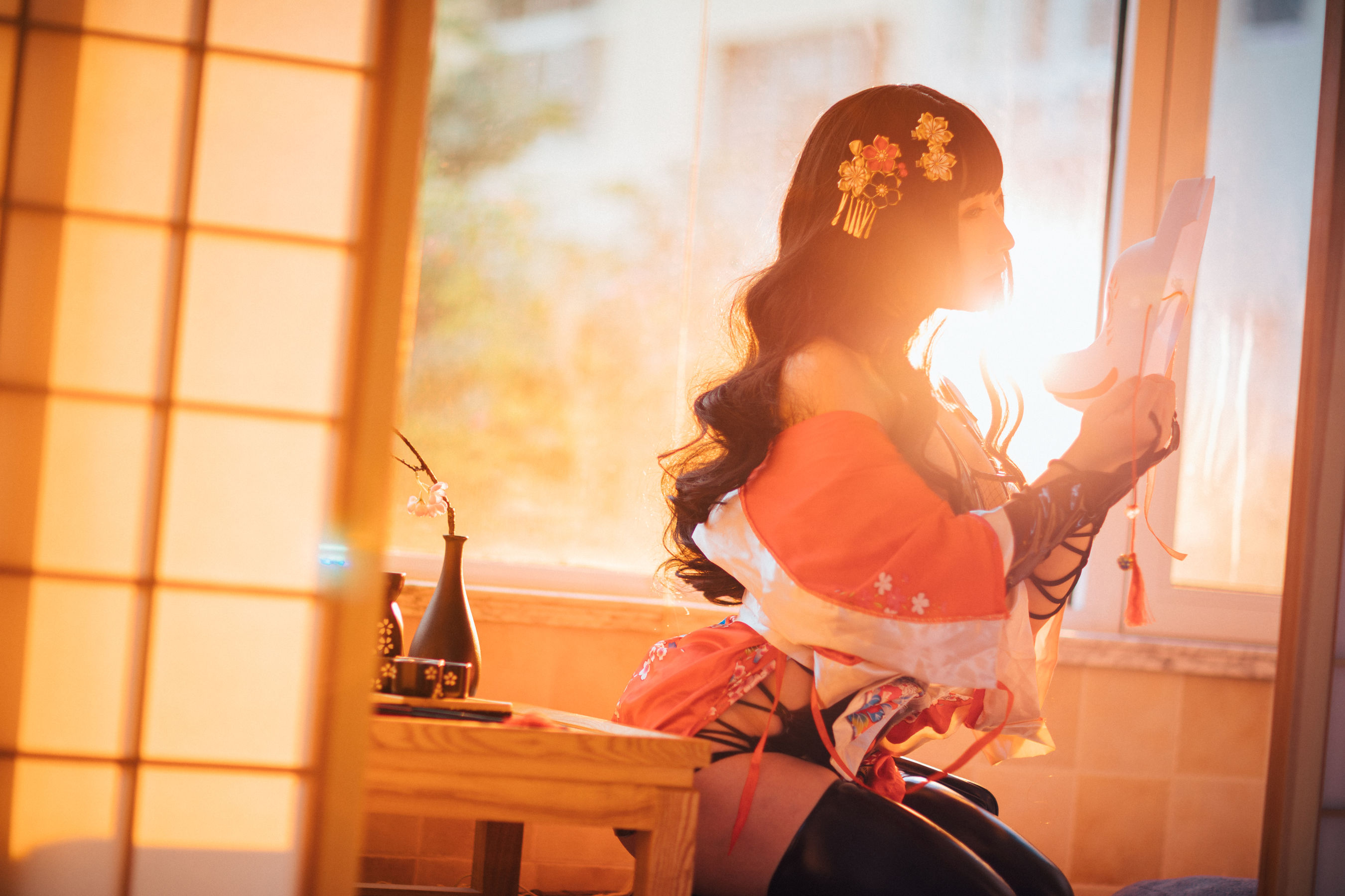 动漫博主从从从从鸾 大胸忍者 Cosplay-第8张