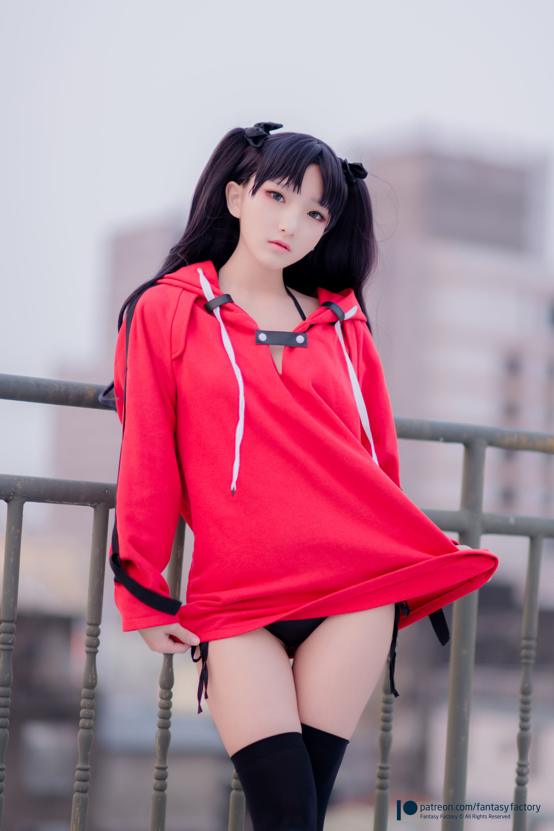 [Fantasy Factory] 小丁Cosplay – 单车少女 黑胶 情趣网衫 Cosplay-第64张