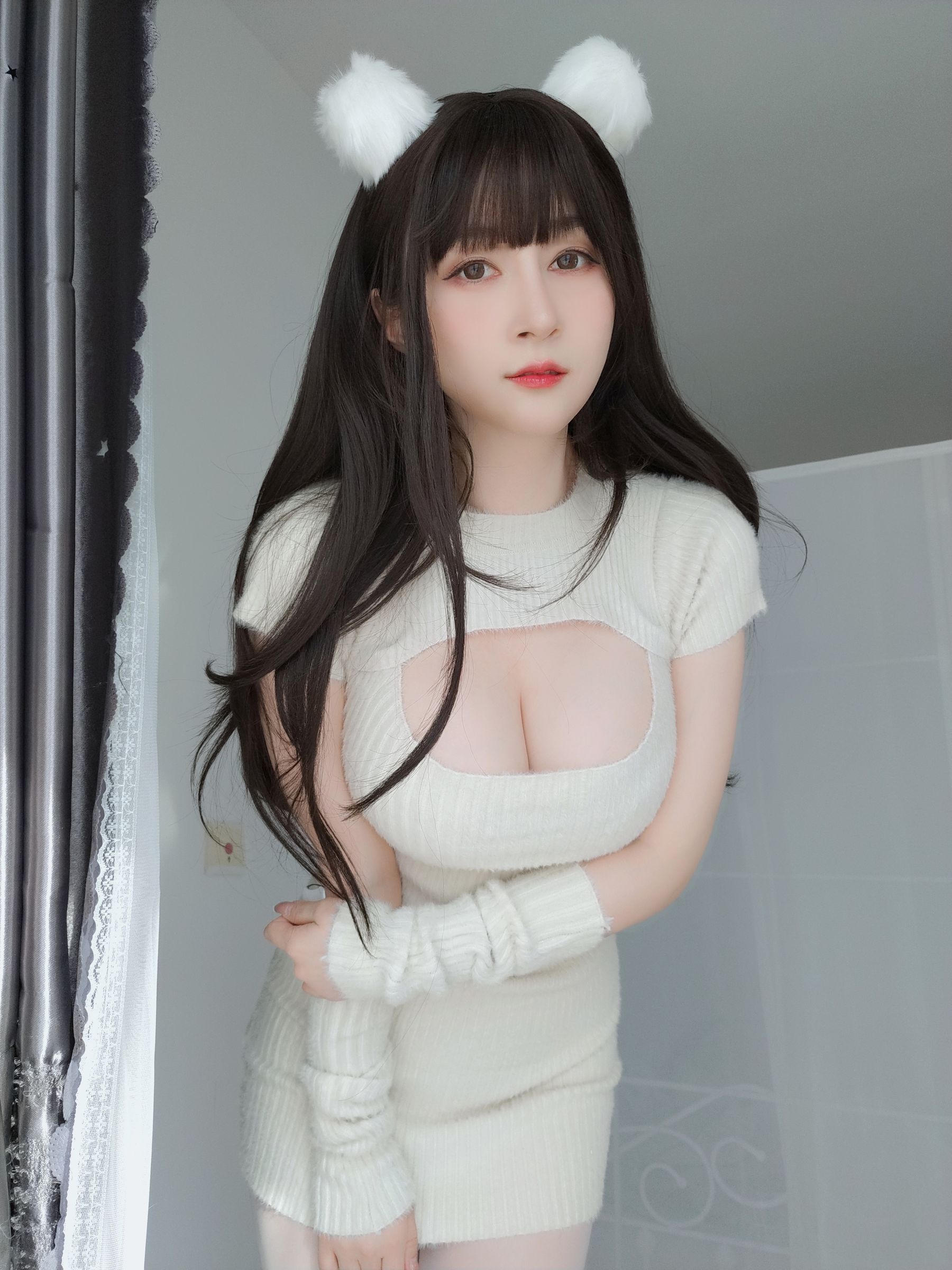 Coser小姐姐白银 – 白い真珠 Cosplay-第2张
