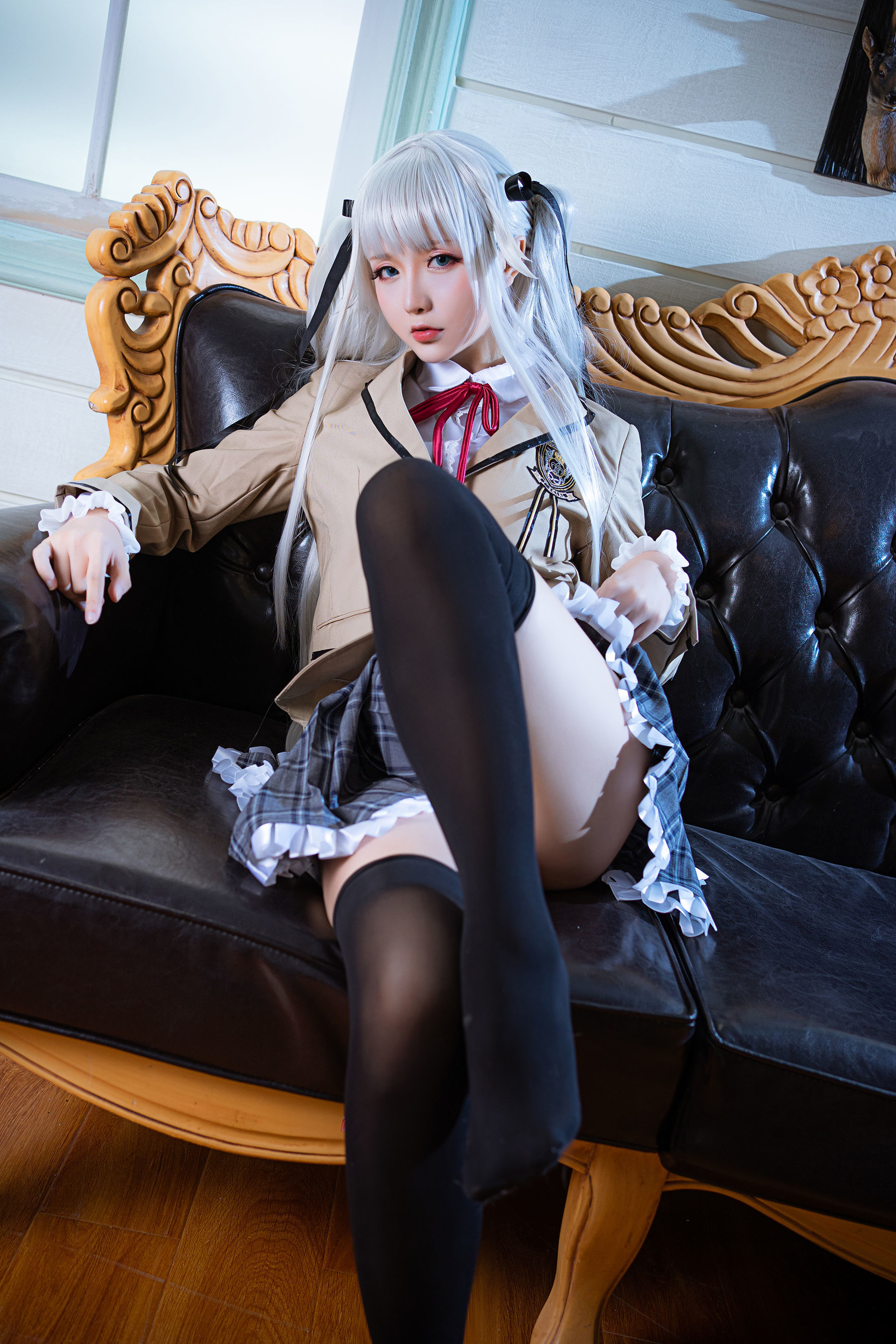 Coser小姐姐星之迟迟 – 篝之雾枝 JK Cosplay-第43张