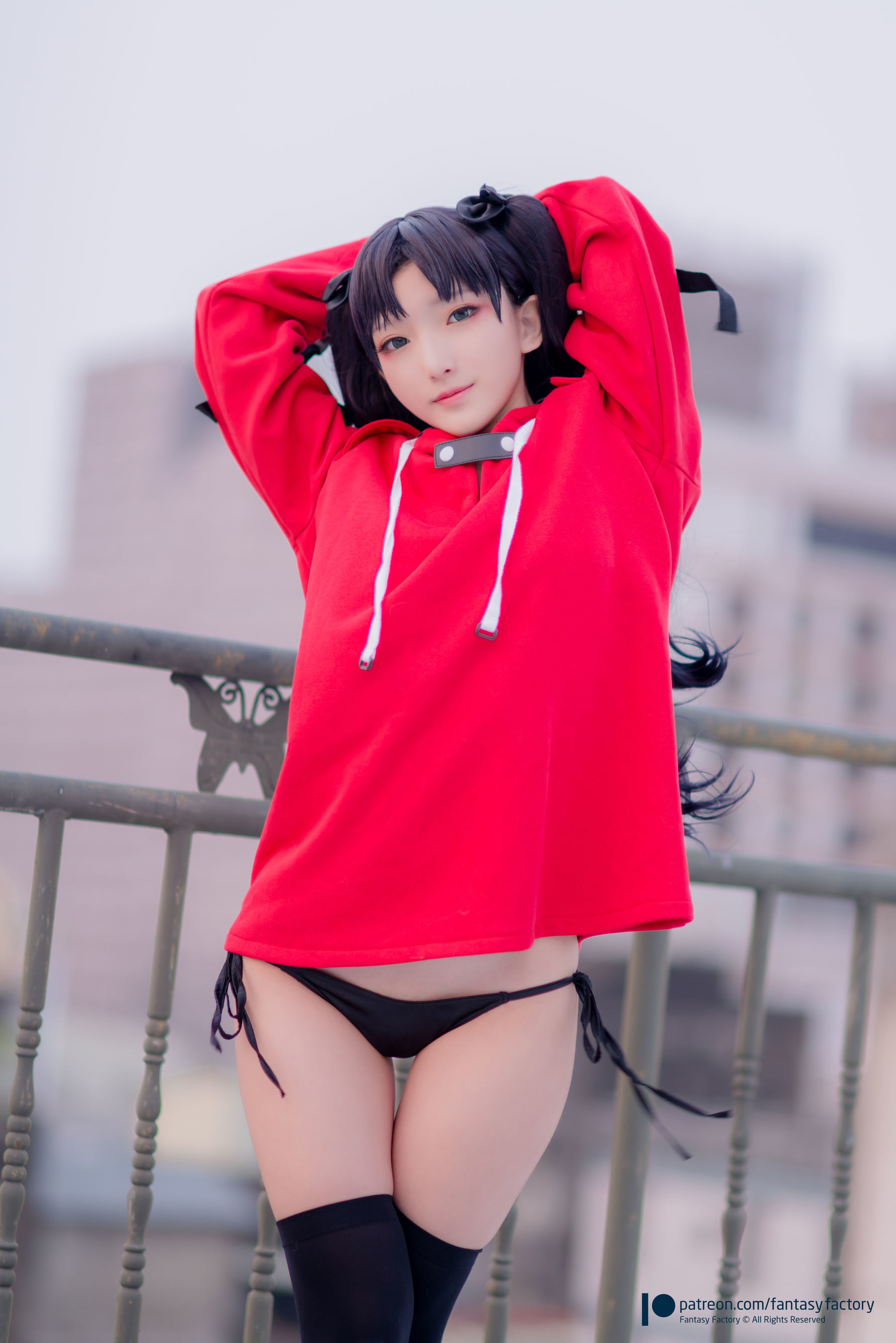 [Fantasy Factory] 小丁Cosplay – 单车少女 黑胶 情趣网衫 Cosplay-第67张